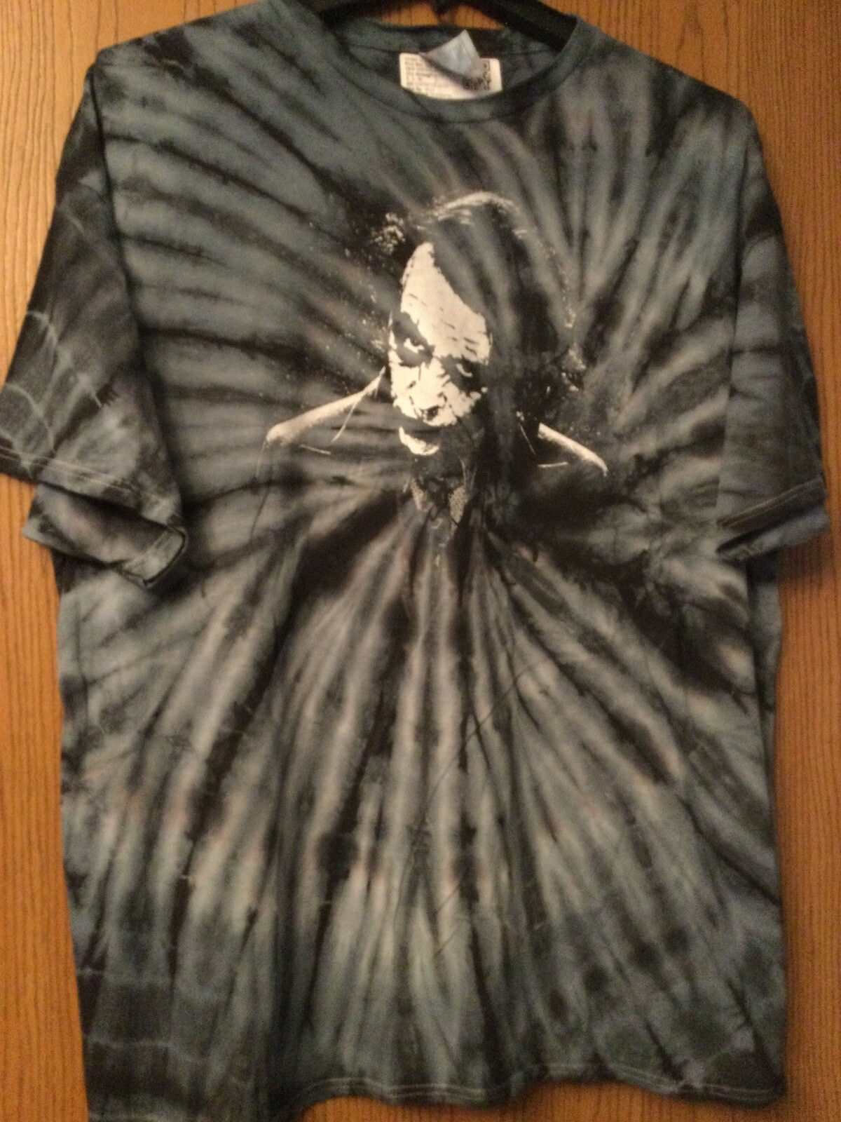 Wallpaper #6xqXUZMB1yWOL4qgNIF3162 The Joker Heath Ledger Black Tie Dye Nwt 2xl Gem