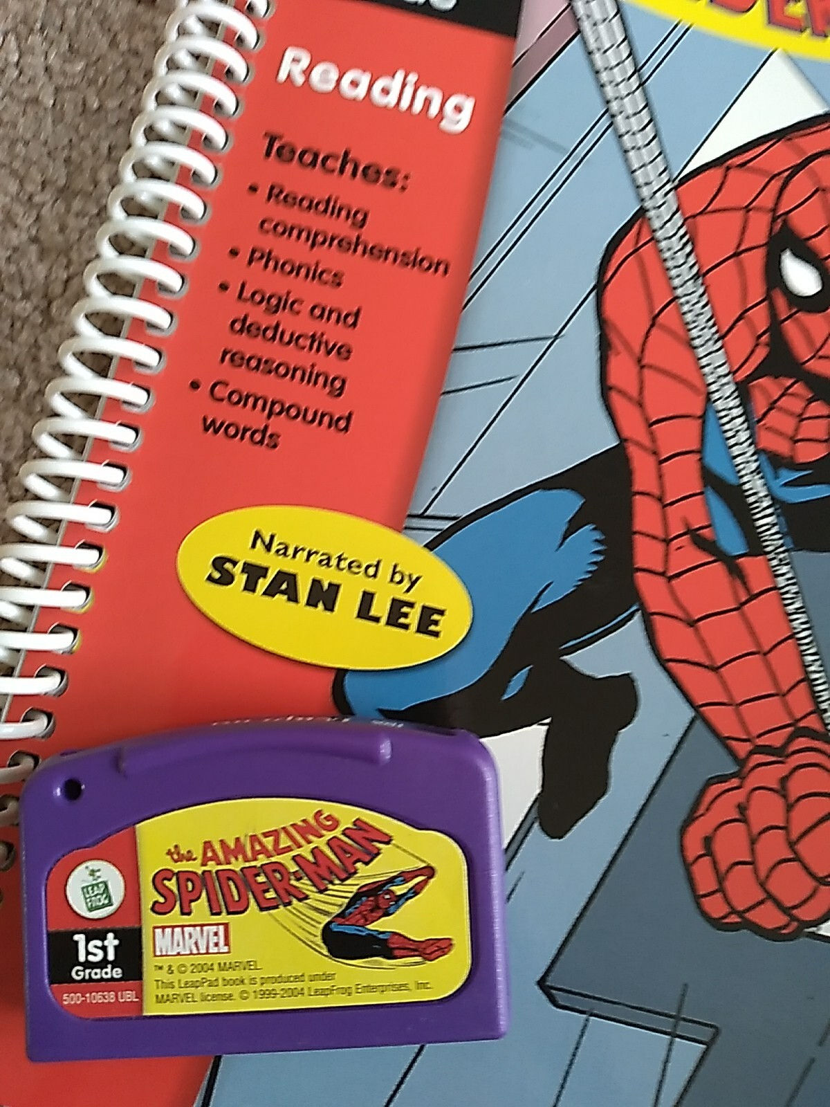 Wallpaper #Cmeq6JIBSpphPi3-jz7A493 Leapfrog Leappad the Amazing Spider Man 1st Grade Reading Book