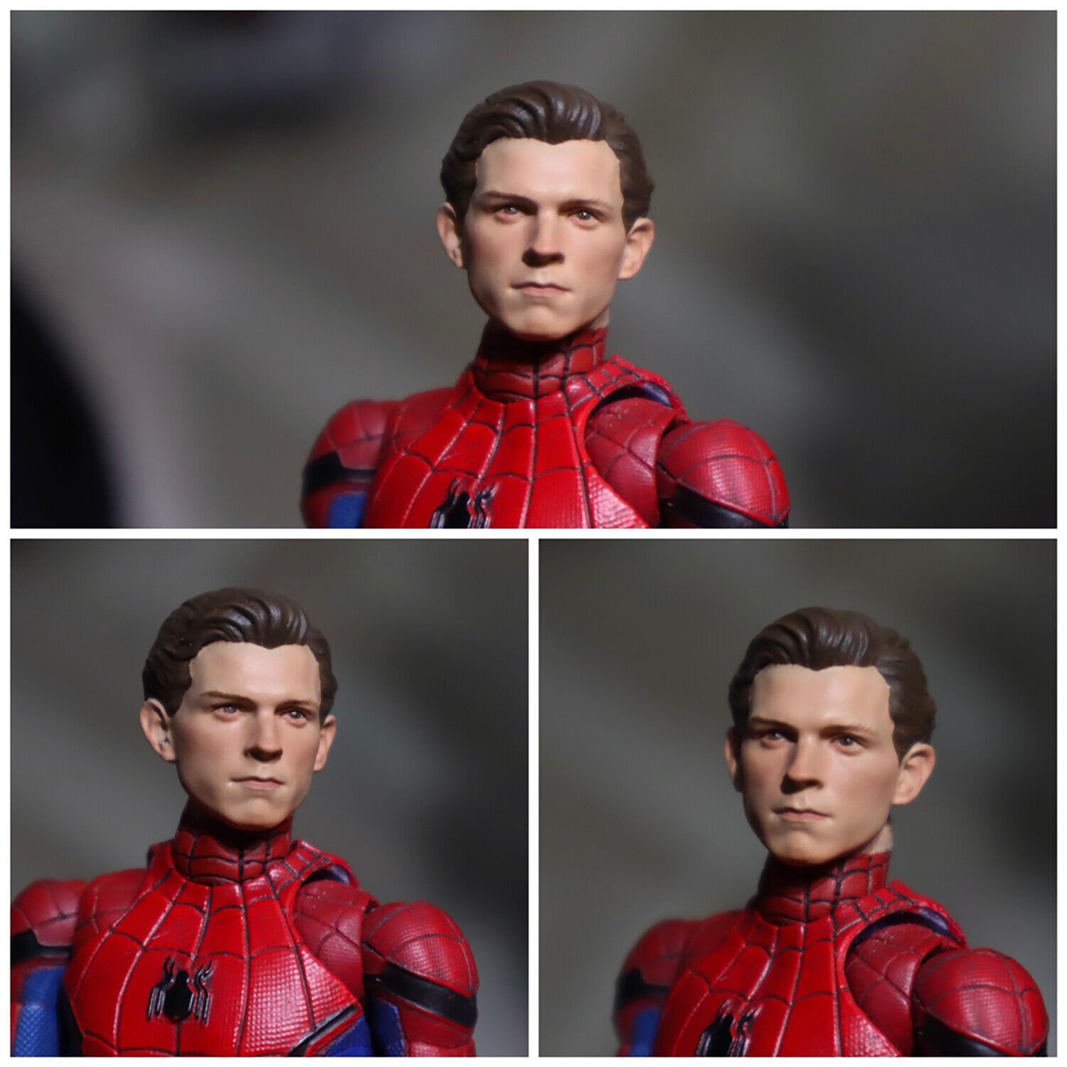 Wallpaper #fULzPJMBOBpx0NhmUcKW22 112 Painted Spider Man Tom Holland Head Carved Fit 6 Shf Mafex