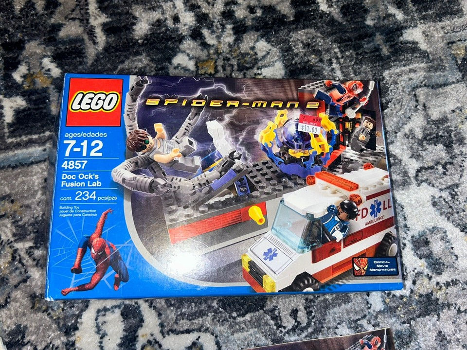 Wallpaper #Zrgr2pIBJvJKYCmE8vAv322 Lego 4857 Spider Man Spider Man Doc Ocks Lab New in Sealed Bags Open