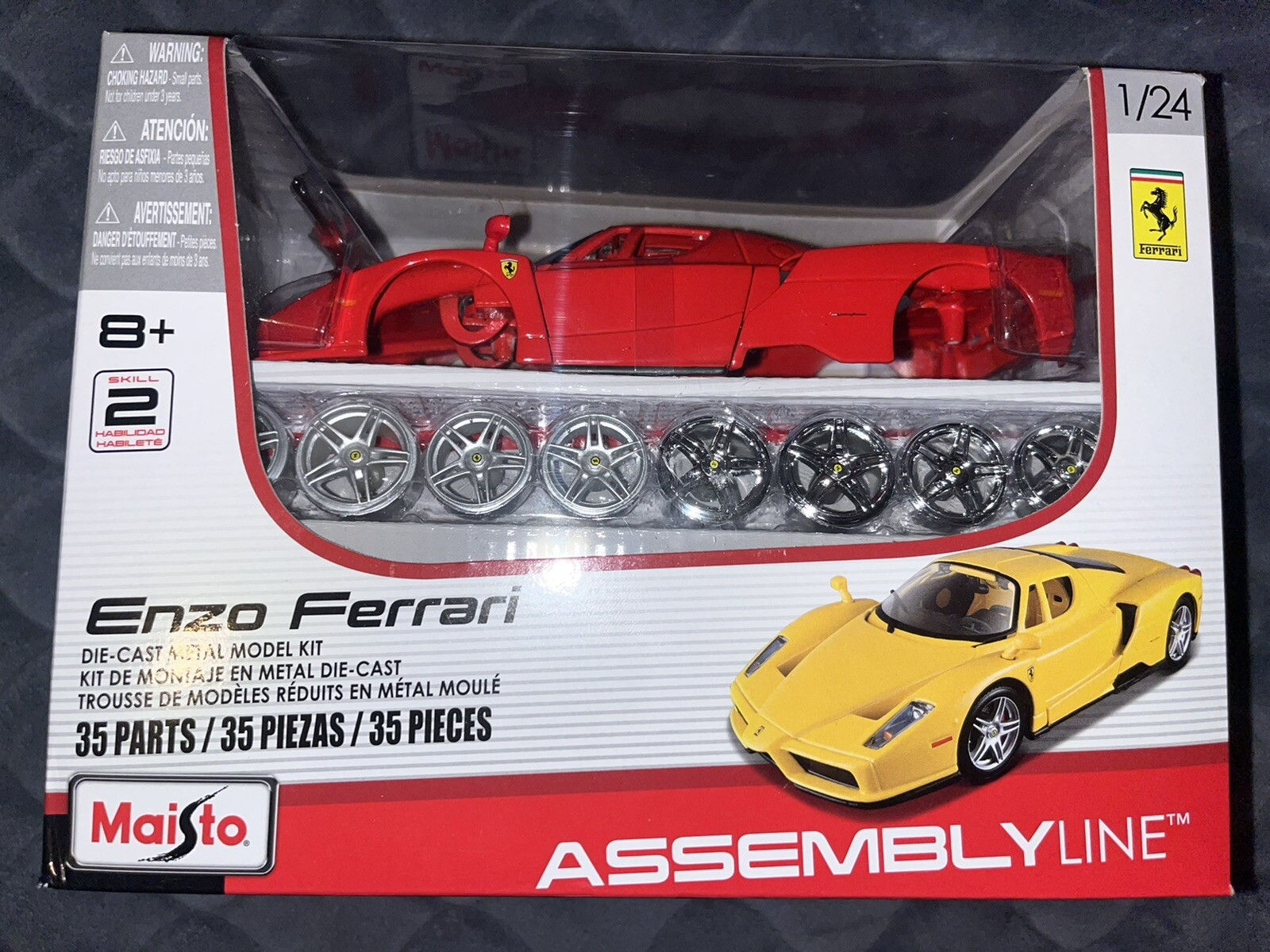 Wallpaper #HGew95IBSpphPi3-v4c4208 Maisto Assembly Line Enzo Ferrari Die Cast Model Kit 124 Scale eBay
