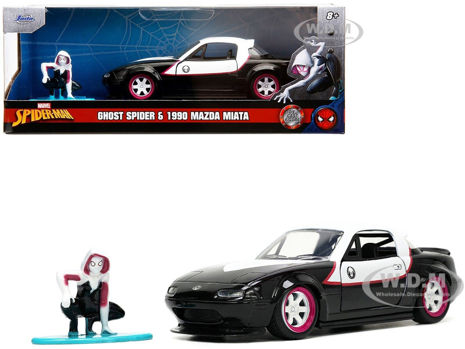 Wallpaper #kGe5ApMBSpphPi3-T7BC97 1990 Mazda Miata Ghost Spider Figure Spider Man 132 Diecast Car