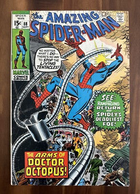Wallpaper #Zrgr2pIBJvJKYCmE8vAv377 Amazing Spider Man 88 1970 Marvel Comics Classic Silver Age Leeromita