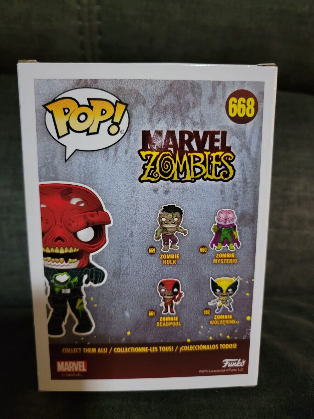 Wallpaper #26VxOJMBVBiSkHCaNo1f22 Zombie Red Skull Funko Pop Vinyl Figure 668 Collector Corps