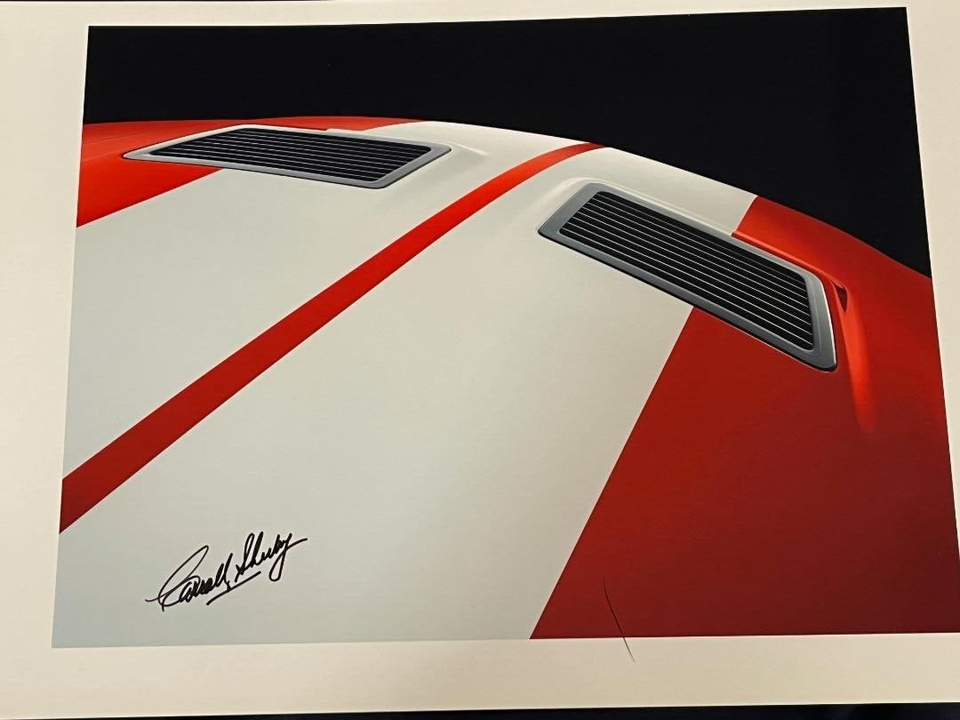 Wallpaper #driY3JIBJvJKYCmENPxe483 Carroll Shelby Autograph Ford Mustang GT 500 Cobra Snake Signed Color