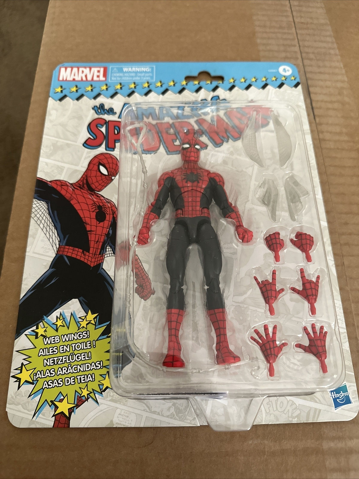 Wallpaper #ZWijG5MBSpphPi3-YyDp42 Marvel Legends the Amazing Spider Man Web Wings Action Figure 2023