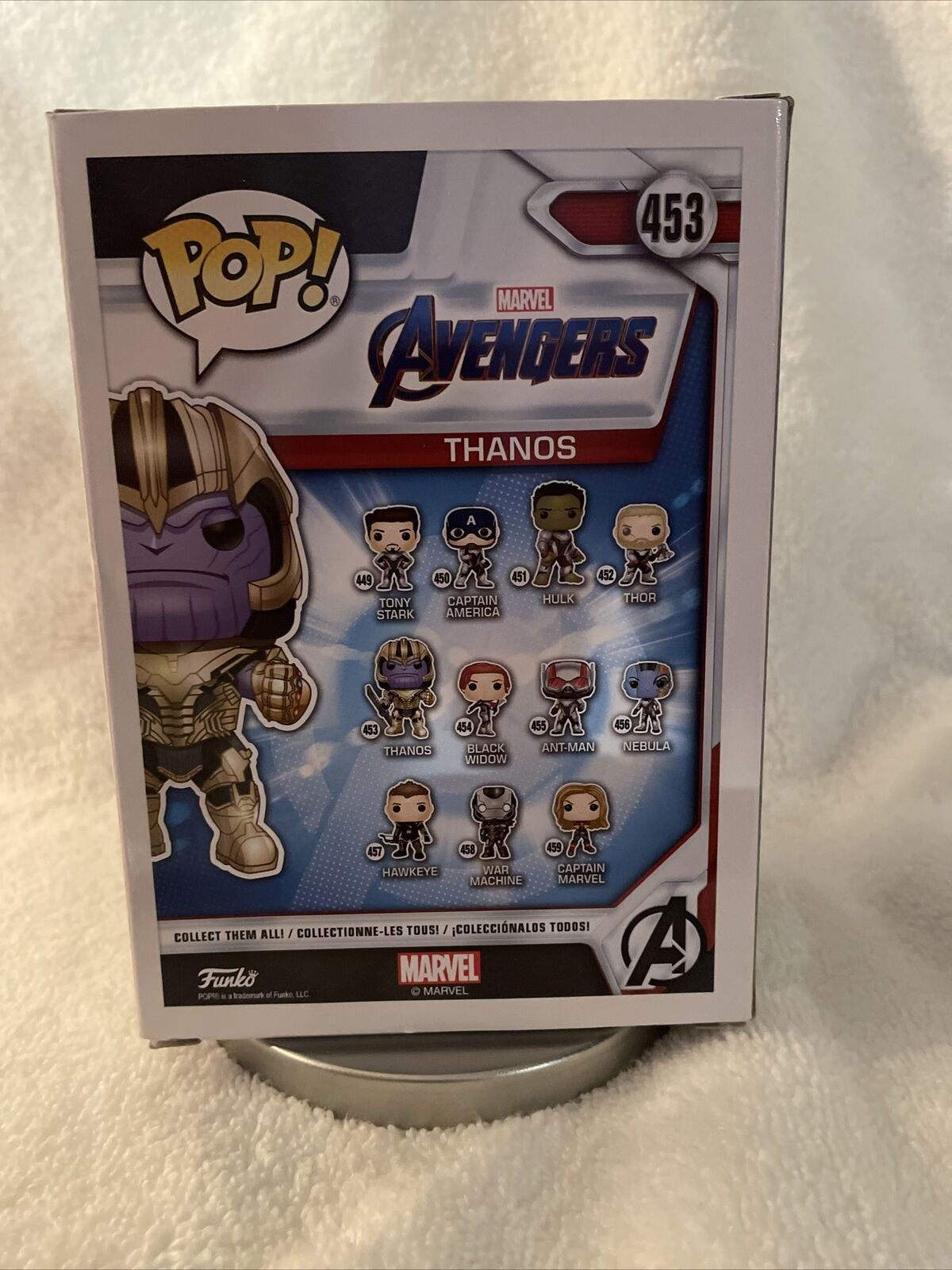 Wallpaper #PGe08JIBSpphPi3-pWiQ135 Funko Pop Marvel Avengers Endgame Vinyl Bobble Figure Thanos 453