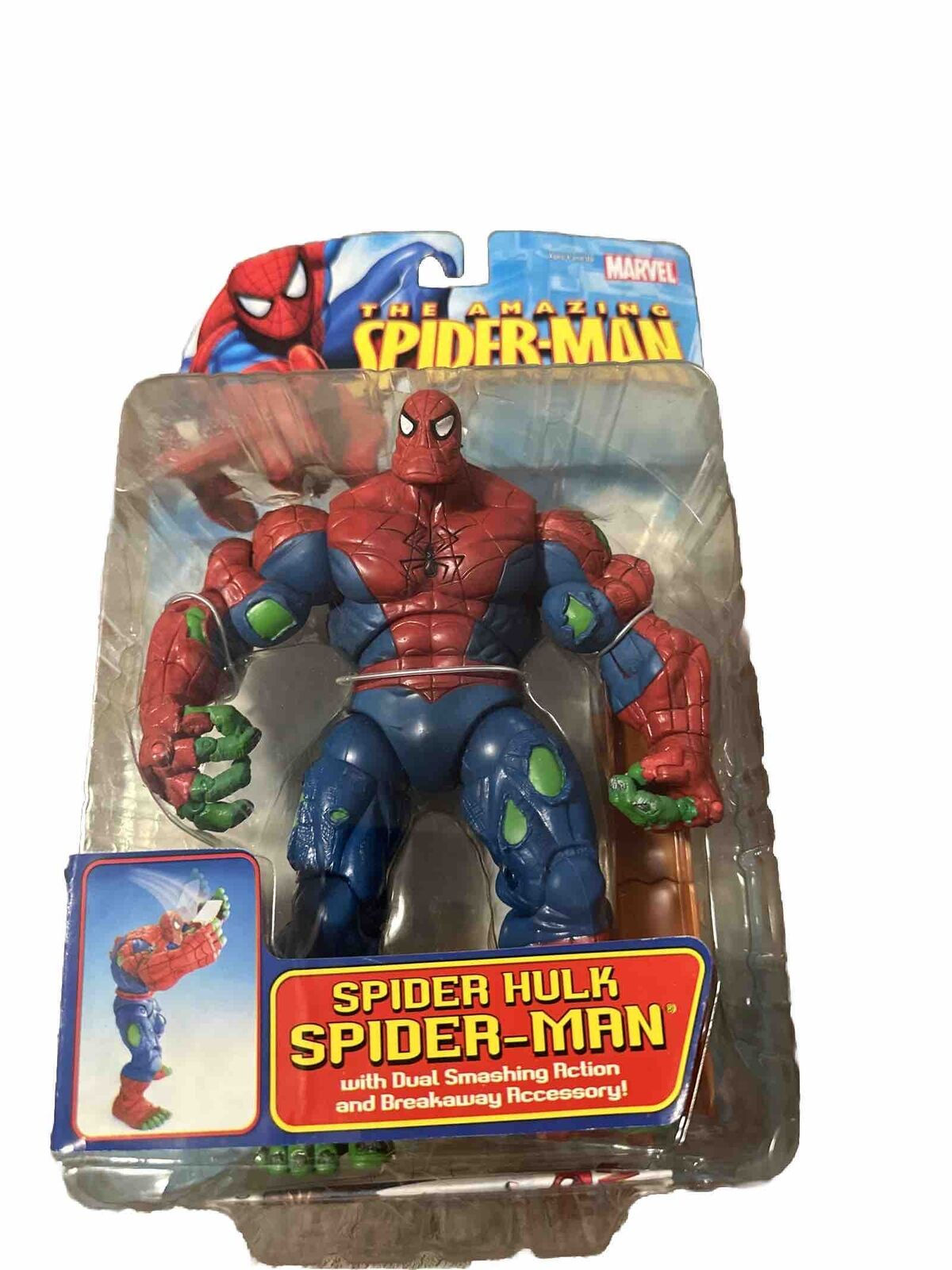 Wallpaper #ZLhdTJIBJvJKYCmEEtLY8 Toybiz Marvel the Amazing Spider Man Spider Hulk Action Figure 2006 eBay