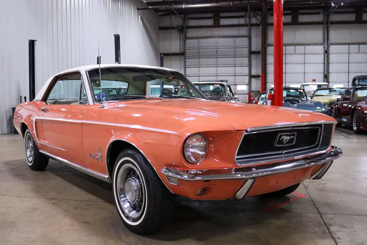 Wallpaper #uGfE7ZIBSpphPi3-LVlD92 1968 Ford Mustang 30731 Miles Eastertime Coral Coupe 289ci V8 Automatic