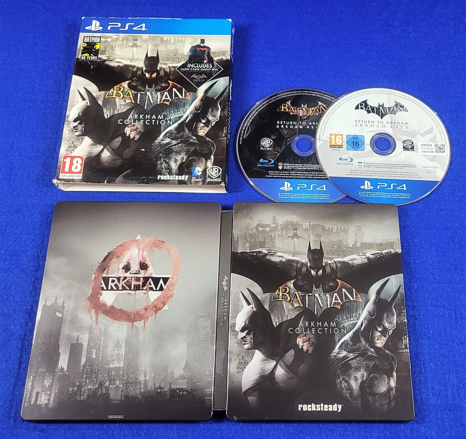 Wallpaper #cWf9-5IBSpphPi3-dZa5185 PS4 Batman Arkham Collection Asylumcity Steelbook Edition Works on Us