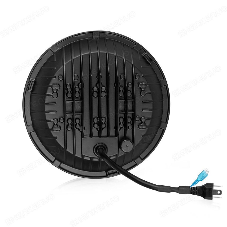 Wallpaper #_bkg35IBJvJKYCmE2wi4387 Round Motorcycle 7 LED Headlights Drl Hilo Beam for Triumph