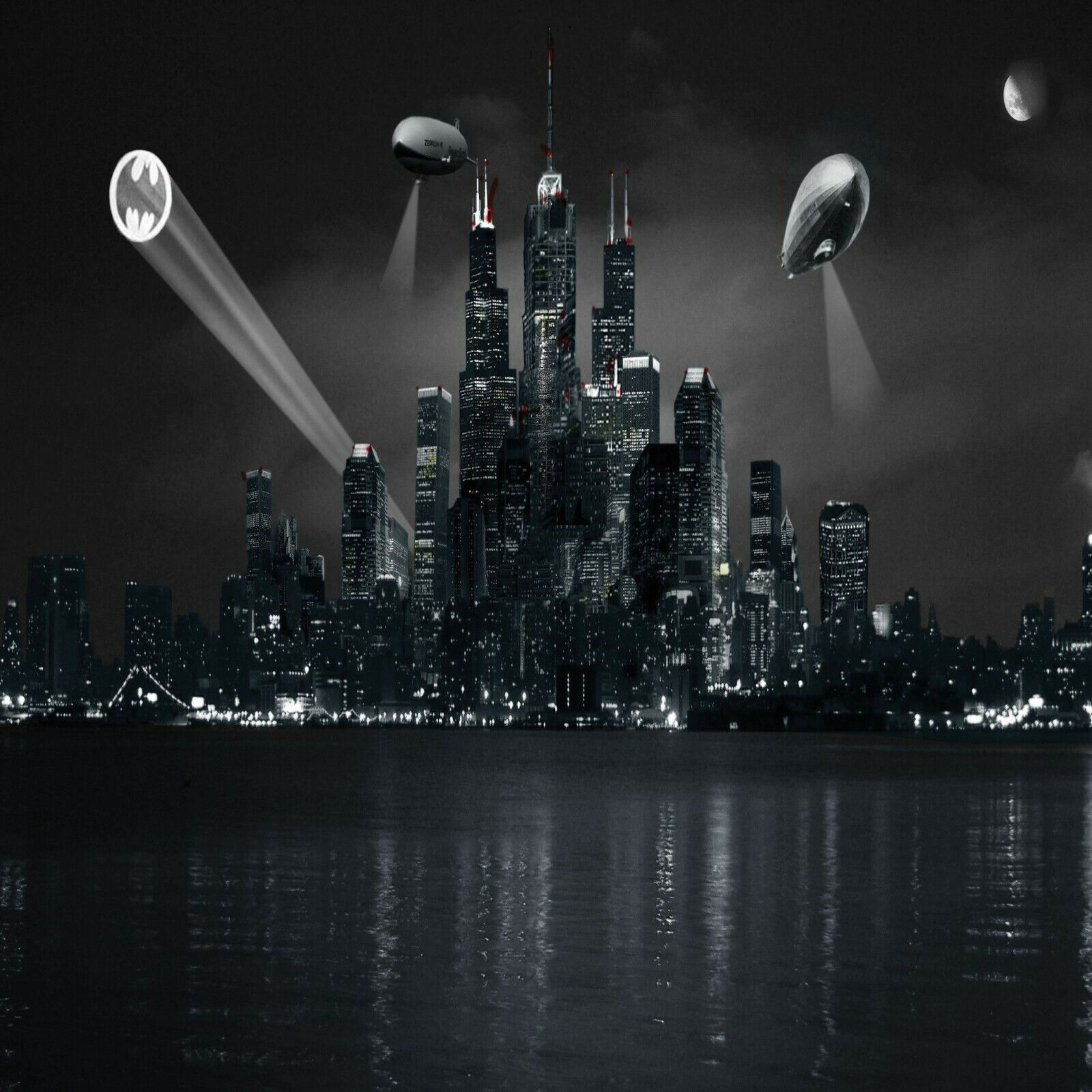 Wallpaper #gWj1E5MBSpphPi3-QwKs185 Gotham City Bat Signal
