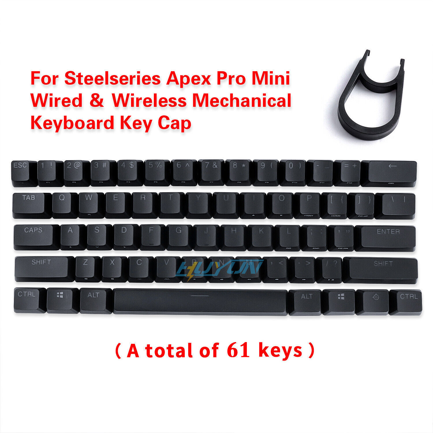Wallpaper #NWdfA5MBSpphPi3-7LNJ289 A Full Set 61key Caps for Steelseries Apex Pro Mini Wiredwireless