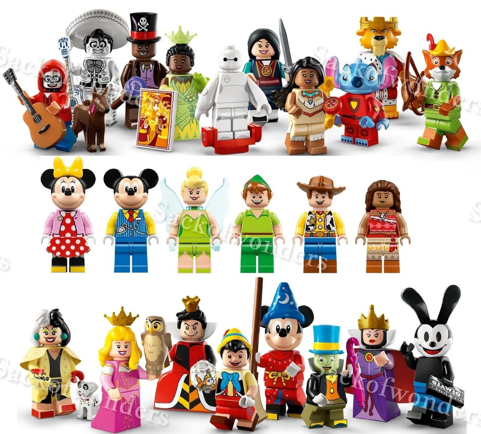 Wallpaper #tp-vV5MBcUVgGJNoe68-91 Lego Disney Mini Figures