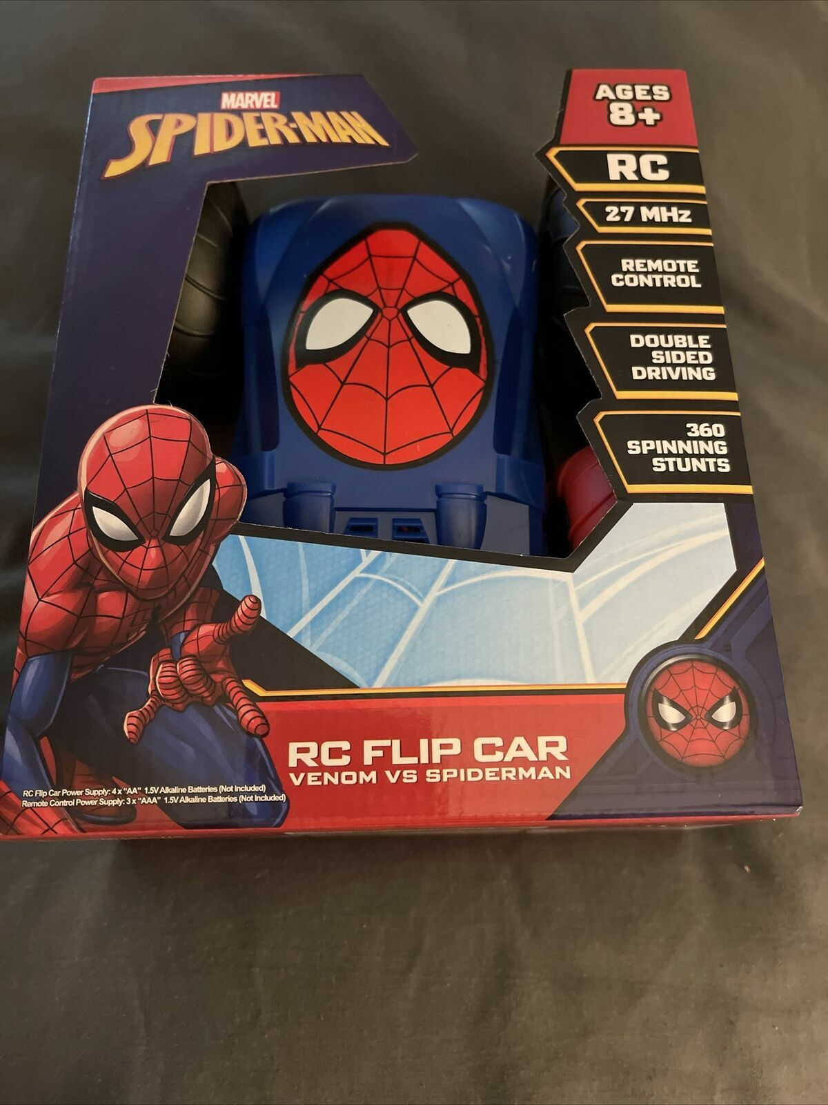 Wallpaper #y2es8pIBSpphPi3-MXHh81 New Marvel Venom vs Spider Man Remote Control Rc Flip Car W 360