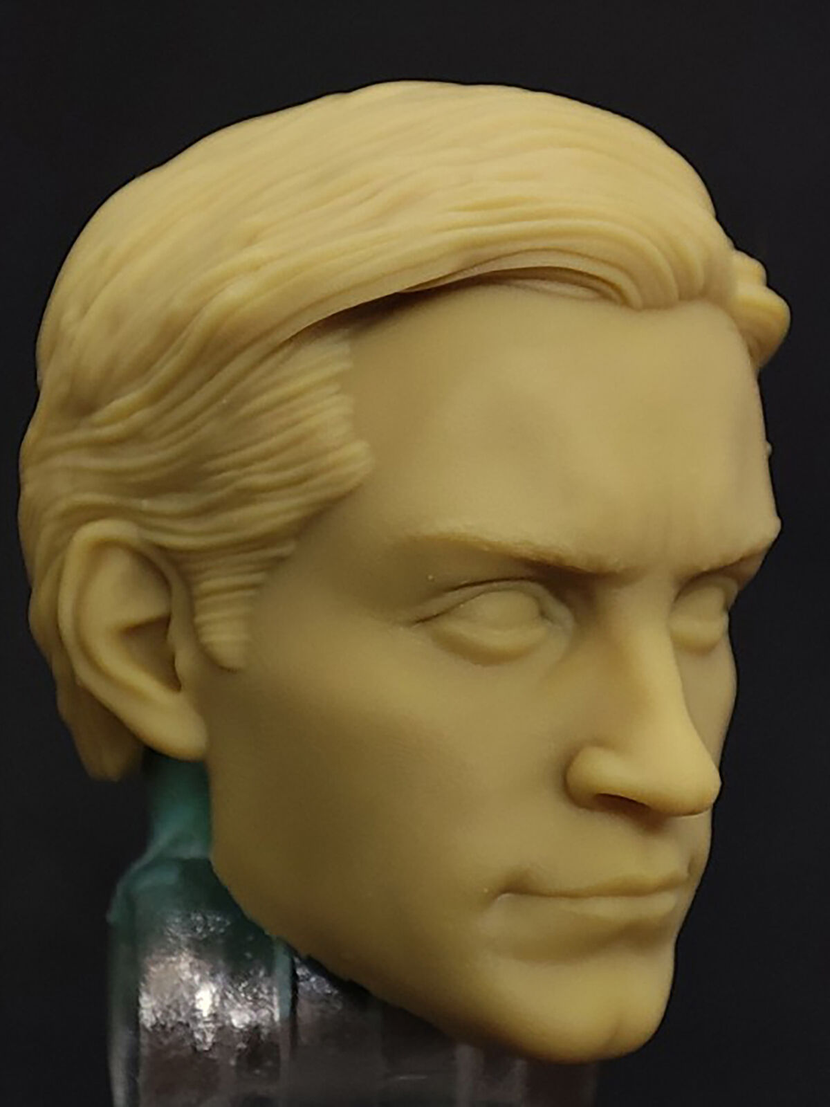 Wallpaper #fULzPJMBOBpx0NhmUcKW151 112 Unpainted Tobey Maguire Spider Man Head Carved Model Fit 6 Shf
