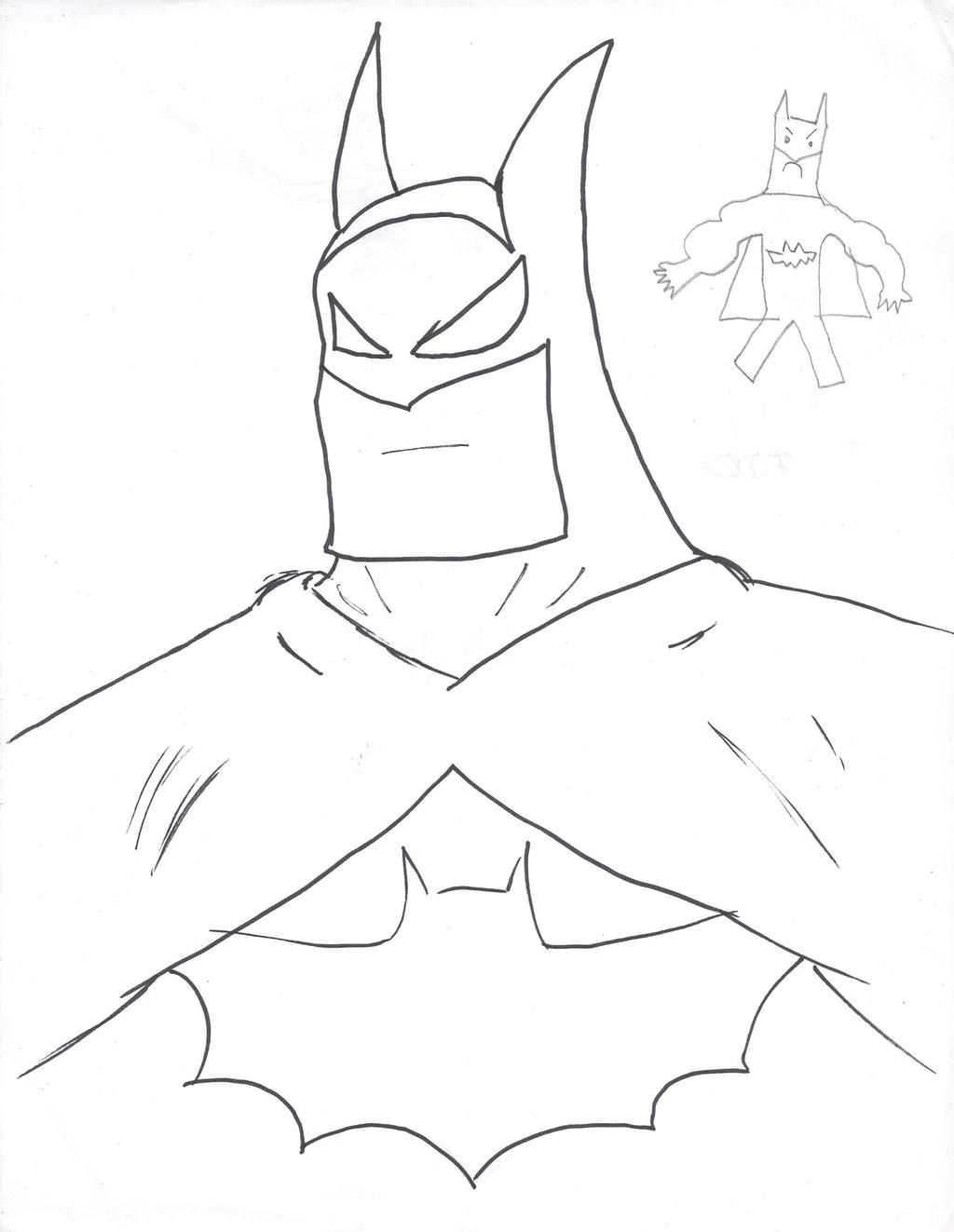 Wallpaper #wUVCl44B7YBJg1BVt6BI5 Batman Line Art by B Drawer on Deviantart