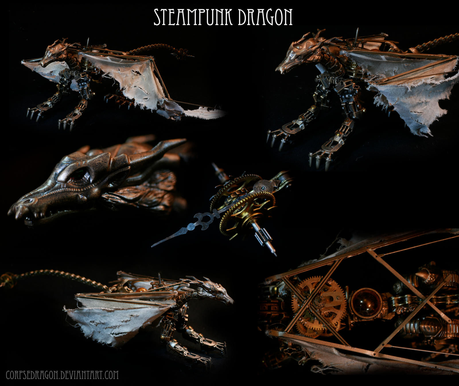 Wallpaper #MGh_F5MBSpphPi3-Ow_u57 Steampunk Dragon by Spirit Candy on Deviantart