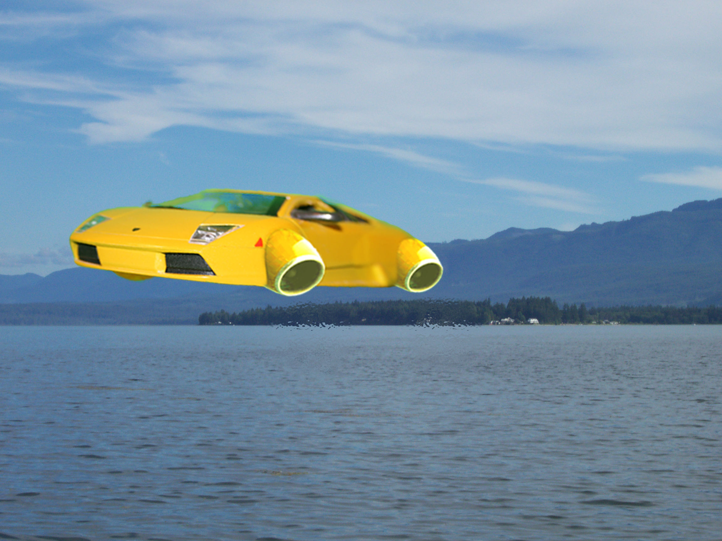 Wallpaper #sVh7NJMBzN9vxX34jDzR329 Hover Car Over Ocean by Woodsman819 on Deviantart