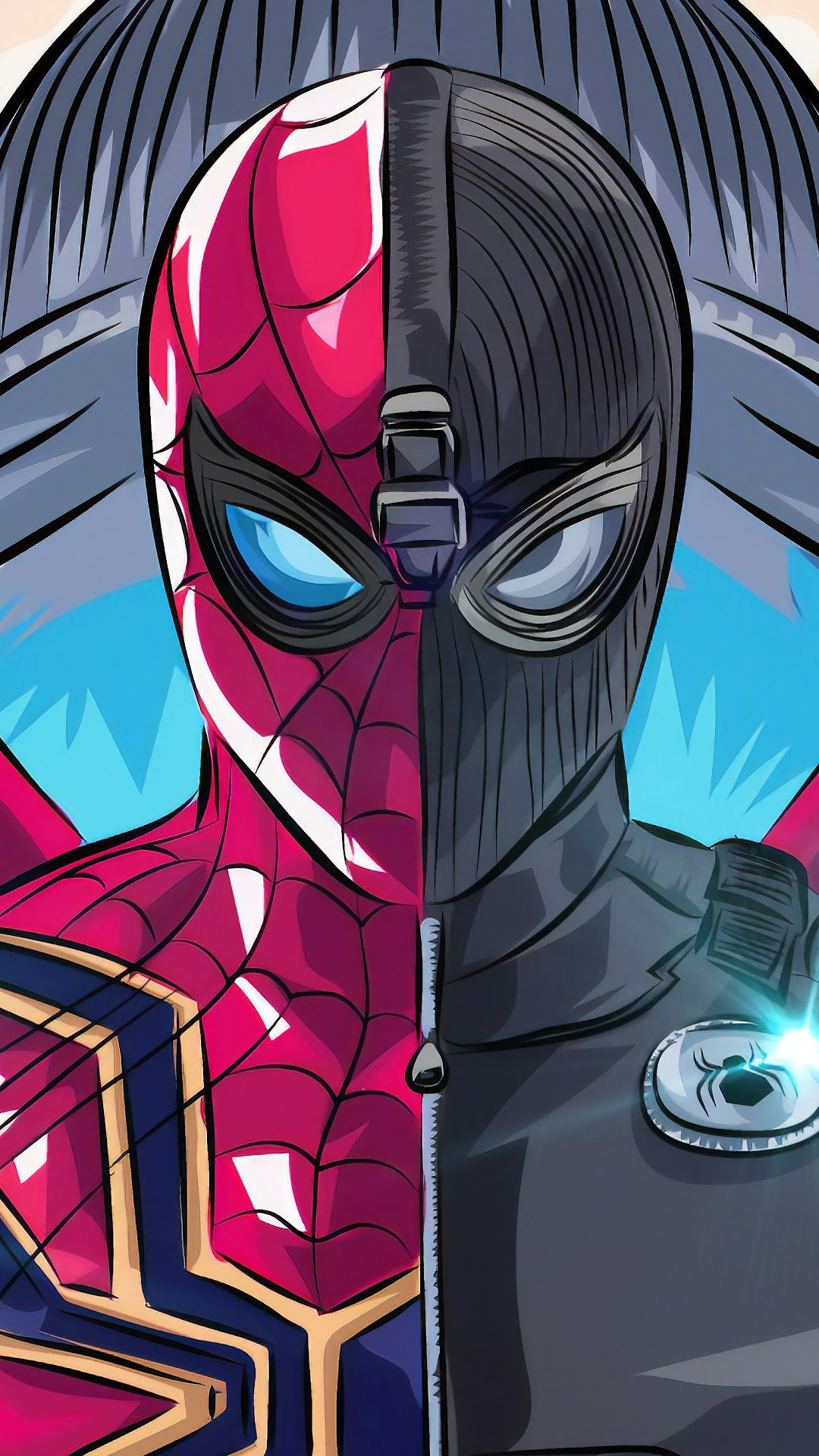 Wallpaper #T2dJDZMBSpphPi3-KuT-6 333046 Spider Man Far from Home Stealth Suit Phone HD Wallpapers