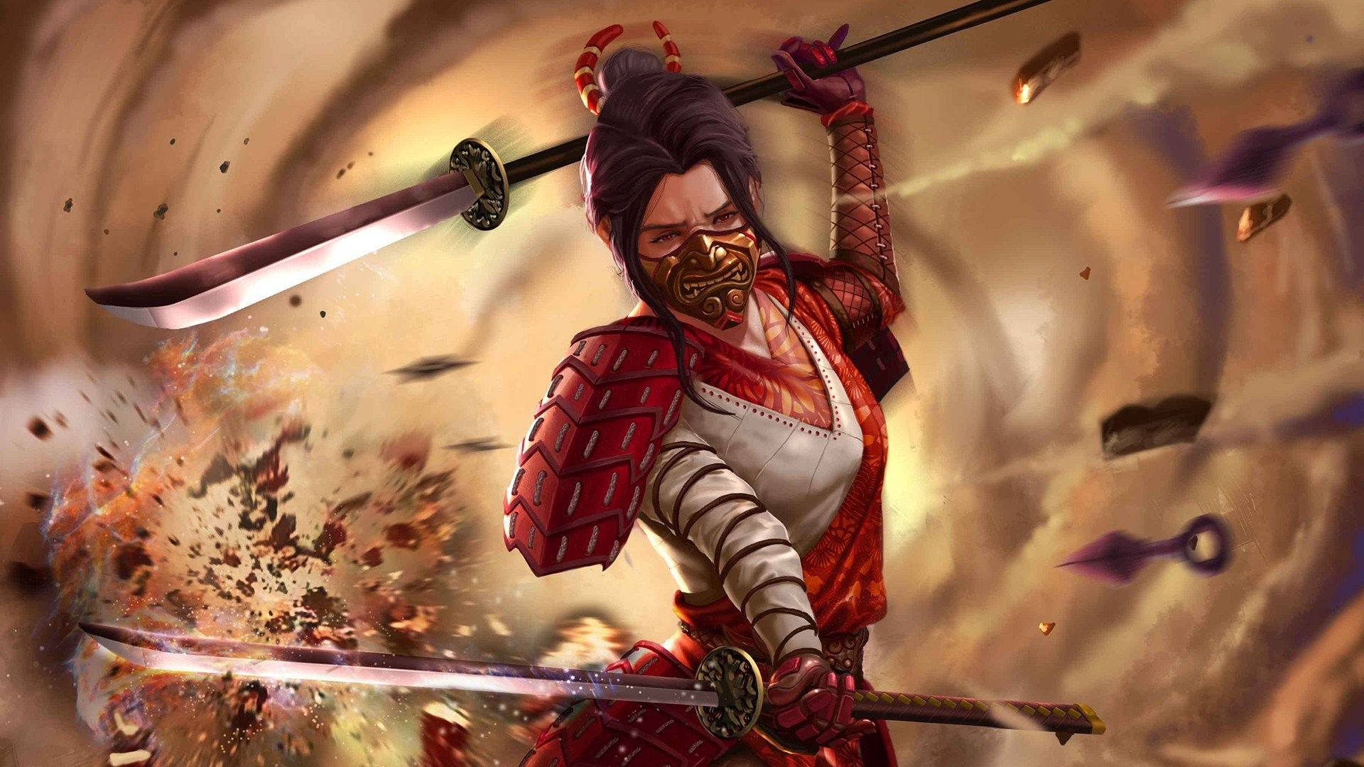 Wallpaper #-F7eMpMBborbLbczul_5165 Female Samurai Wallpaper 72 Images