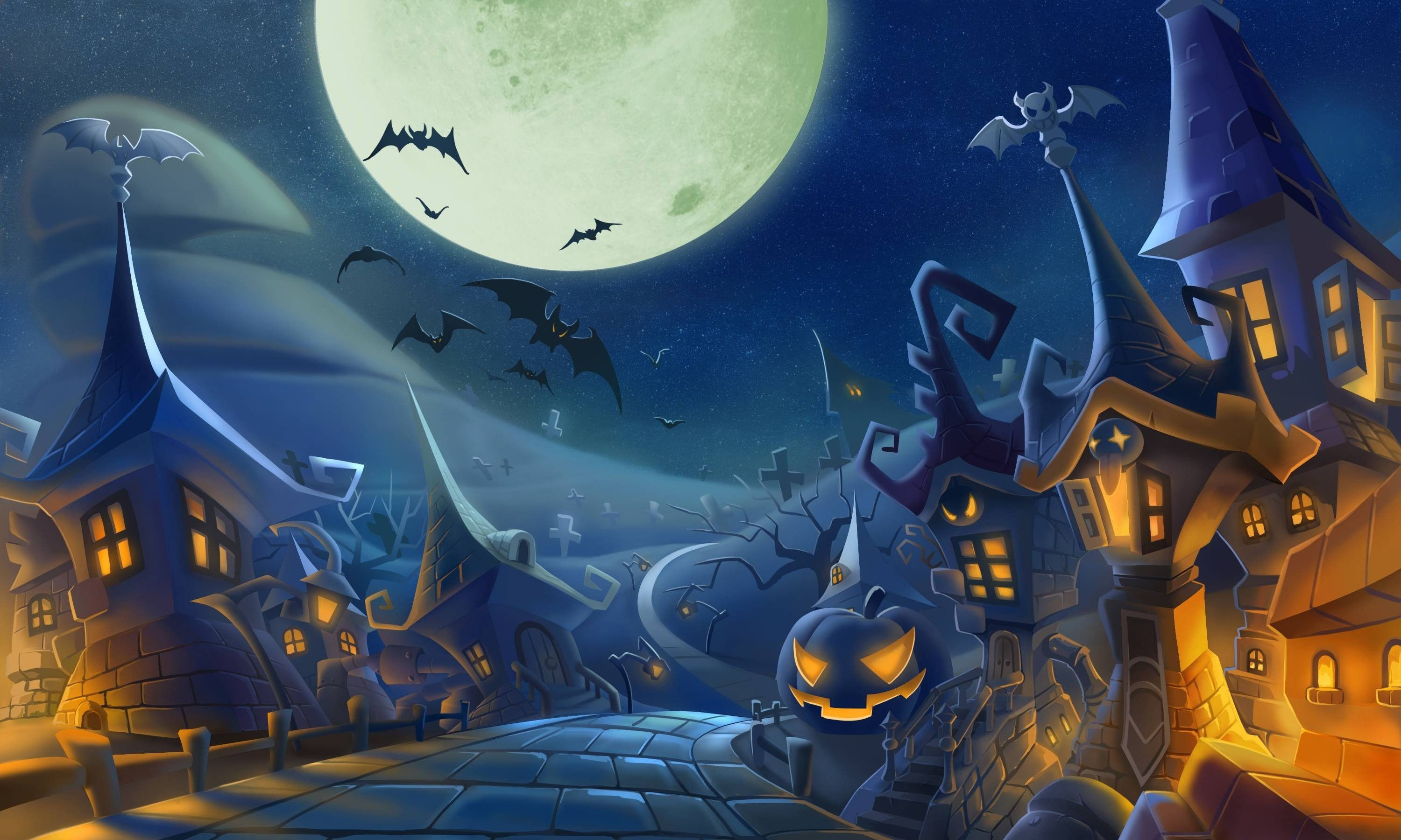 Wallpaper #80b81 Halloween Moon Bats Clipart Halloween Clipart Bats Etsy