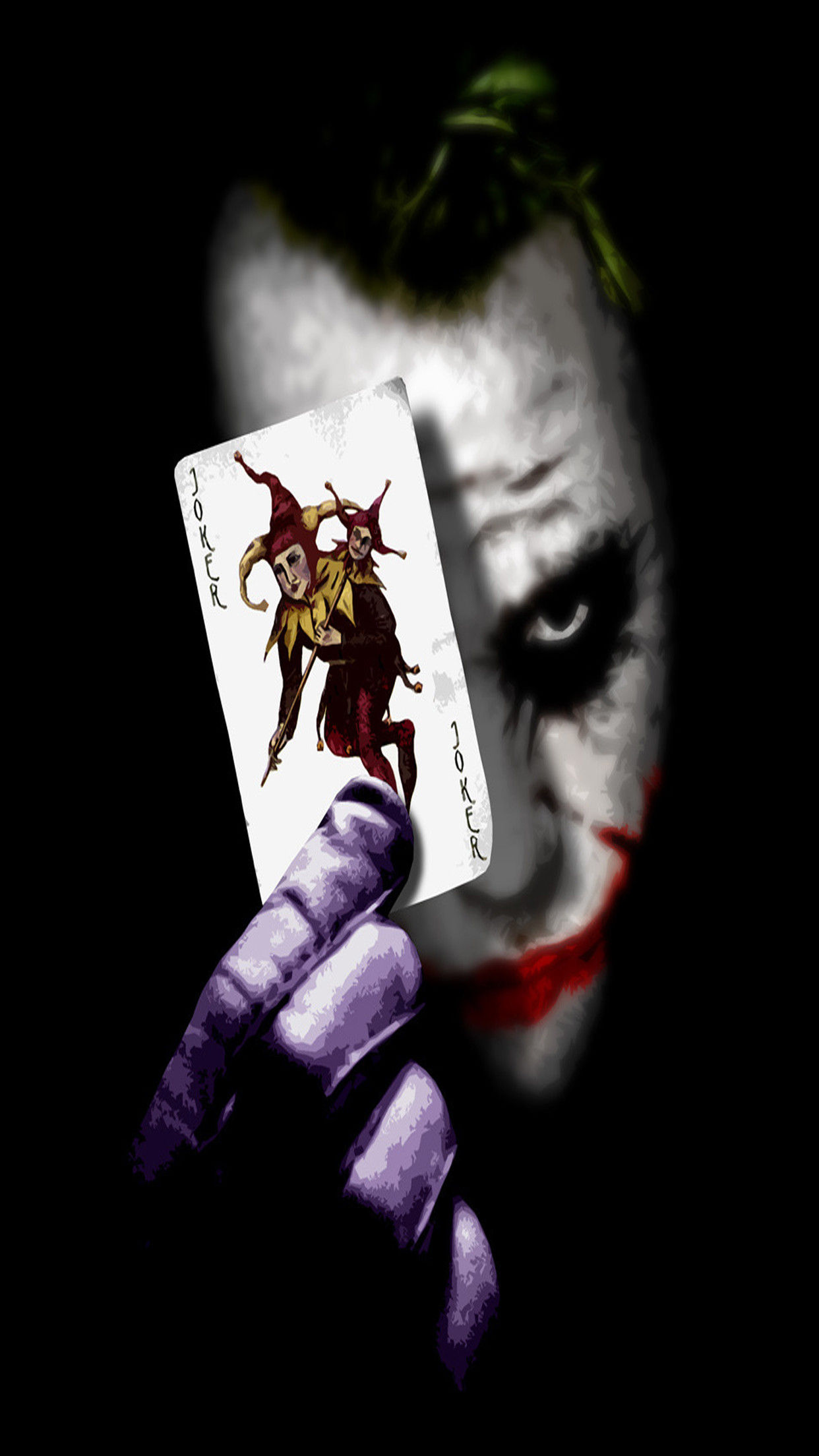 Wallpaper #a150b Joker Art Joker Card Playing Cards Art Original Man Cave Art Etsy