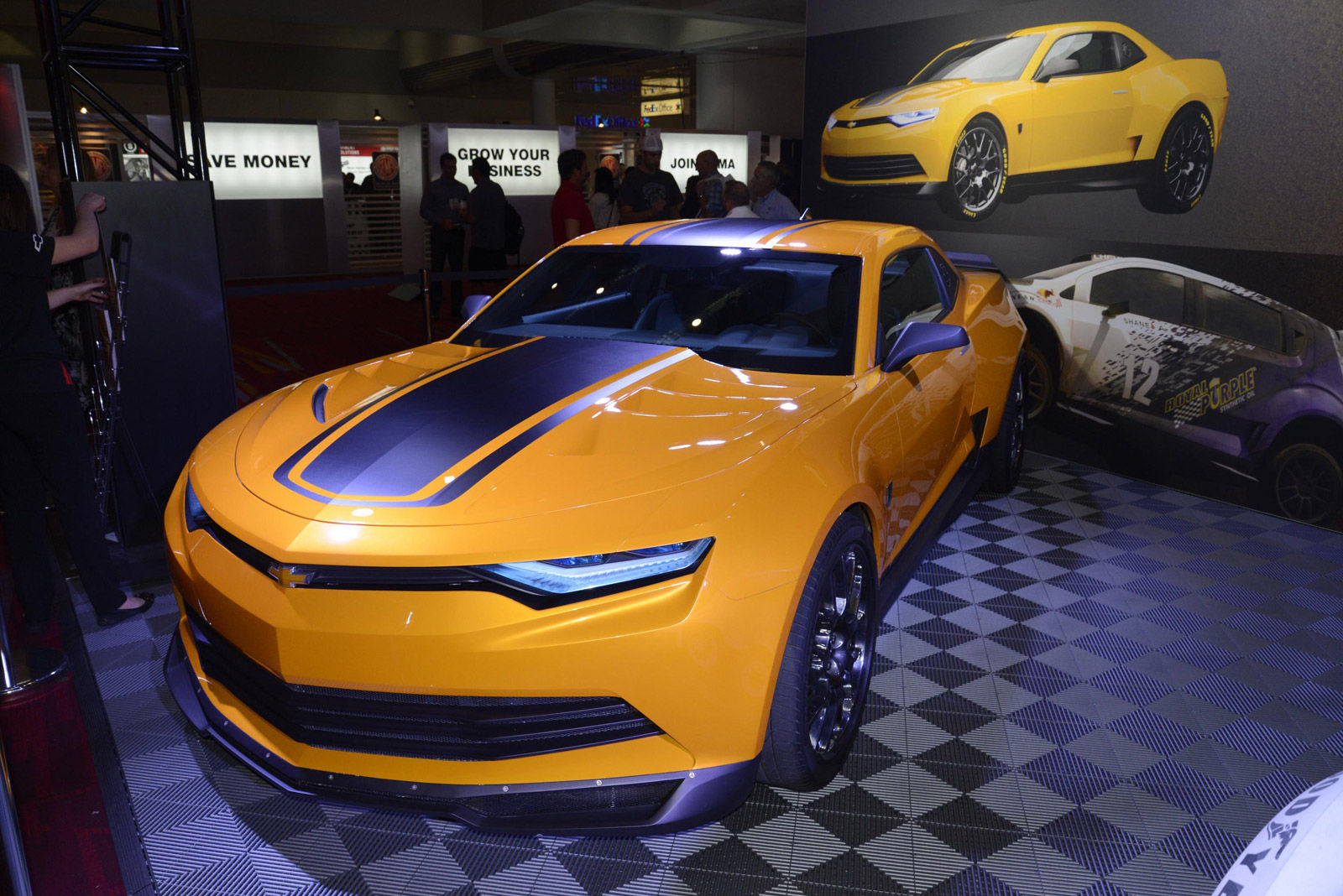 Wallpaper #3WcMCpMBSpphPi3-J9JF219 Camaro 6th Body Kit Bumblebee Front Bumper Transformers Design Rear