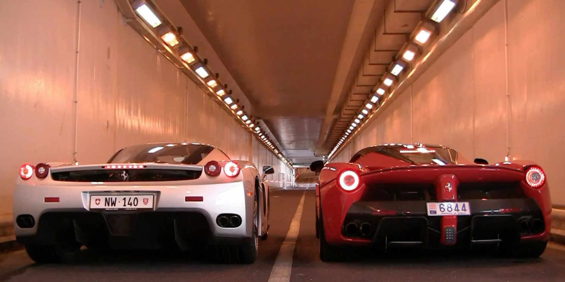 Wallpaper #ePTLOZMBKFX8bn3rZ3fq7 Laferrari vs Enzo in Ferrari Flagship Rev Off Video