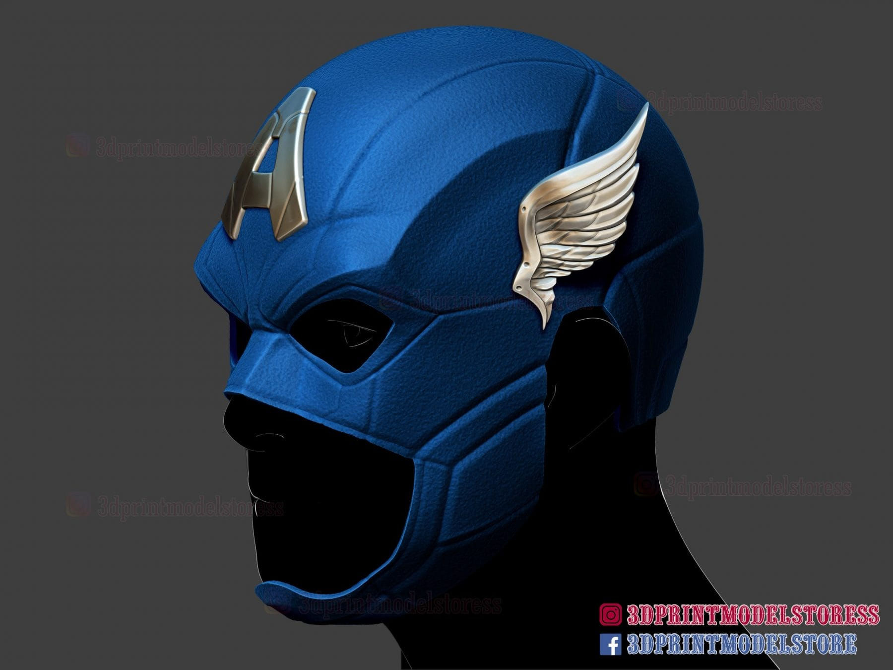 Wallpaper #BTF5NZMB5zzyi_yYMlfG94 Captain America Helmet 3D Print Atelier Yuwaciaojp