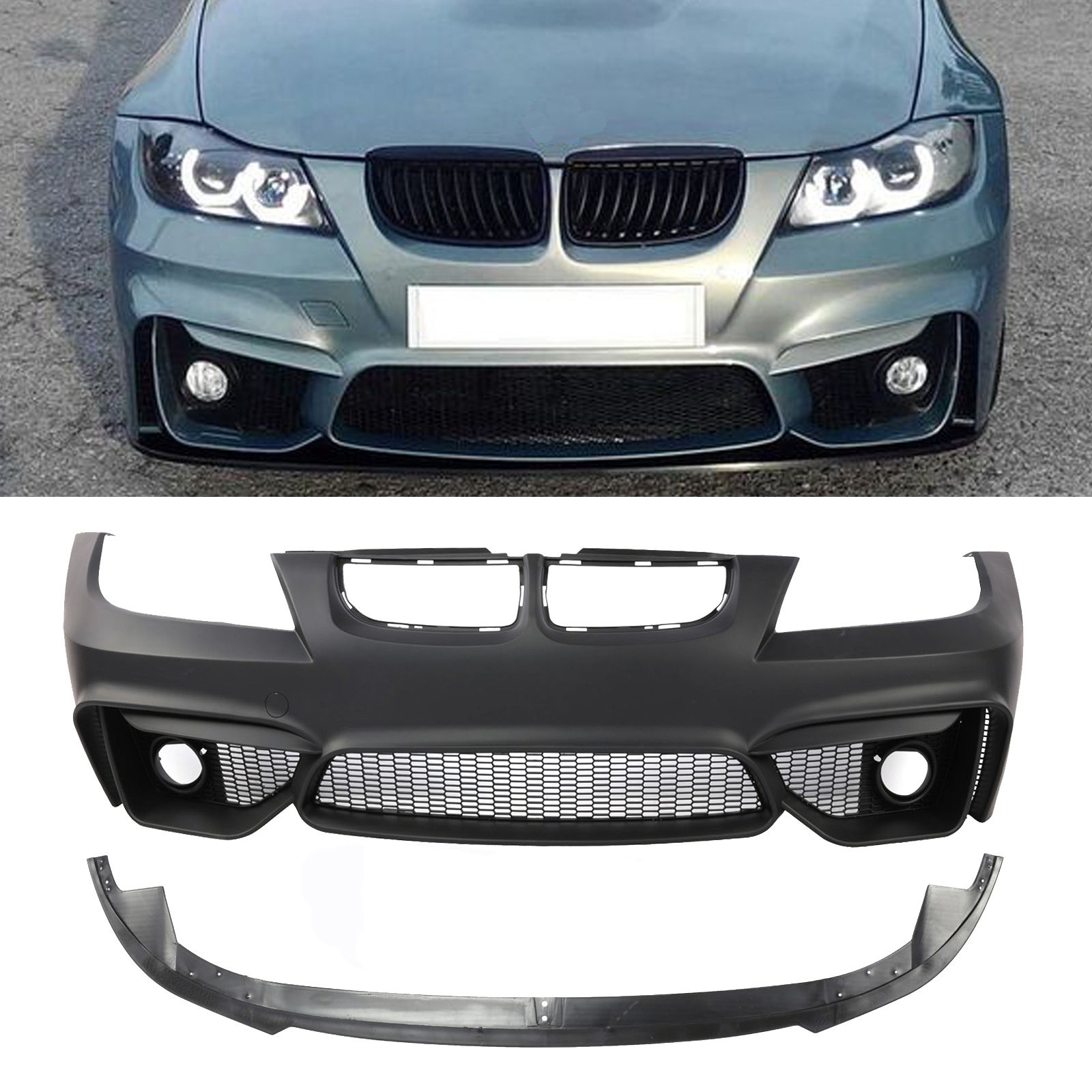 Wallpaper #lUB0MZMBJhL2WPbaFMZQ246 F80 M3 M4 Style Bumper for 2006 2008 BMW E90e91 3 Series Sedan eBay