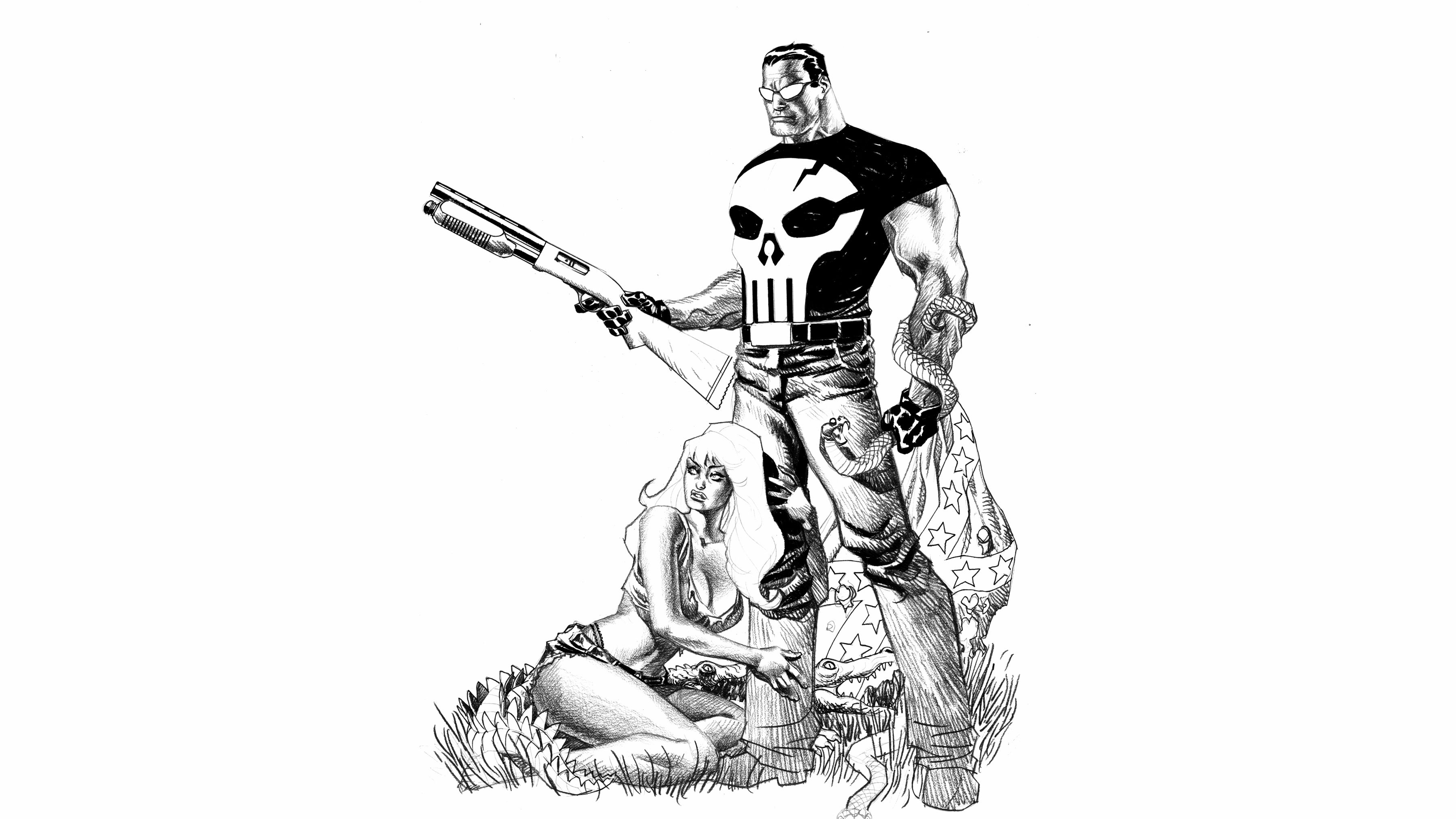 Wallpaper #KEC6L5MBJhL2WPbaNL4t220 Download Comic Punisher HD Wallpaper