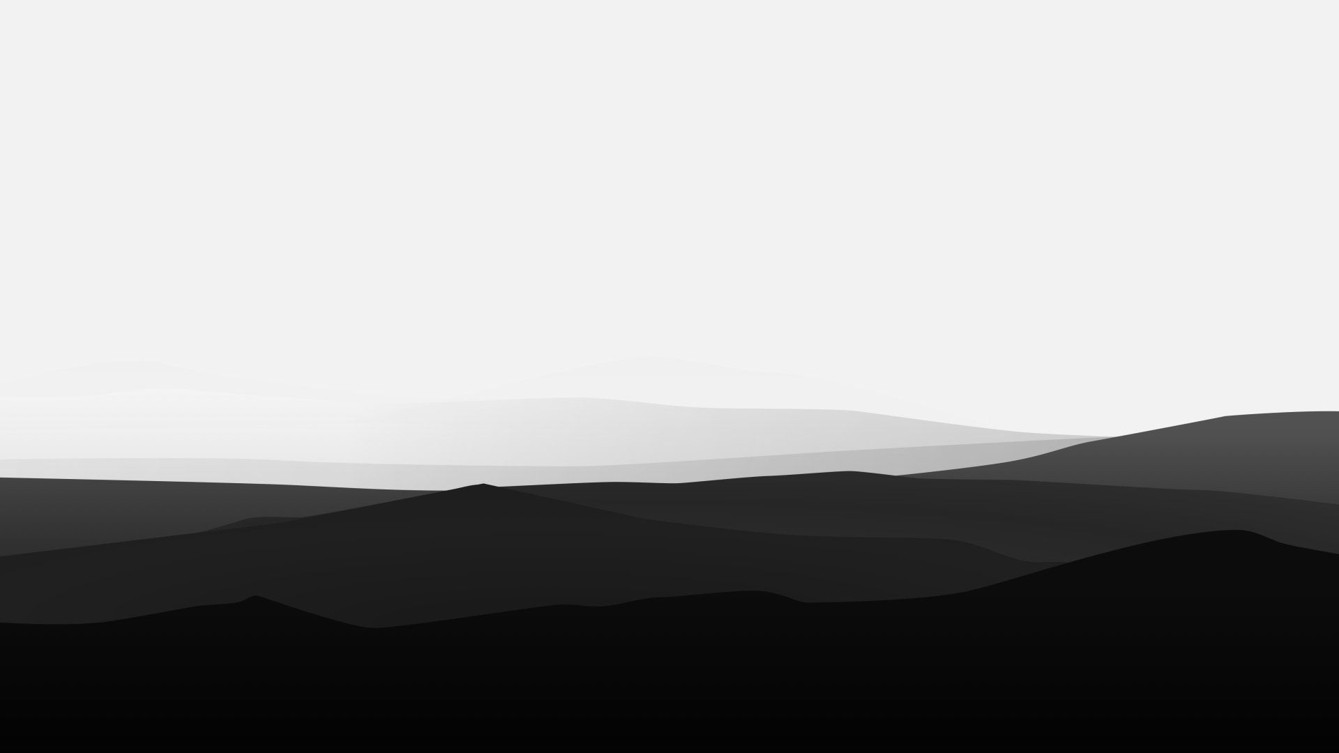 Wallpaper #3ded5 1920x1080 Resolution Mountain Minimalist Night 1080p Laptop Full HD