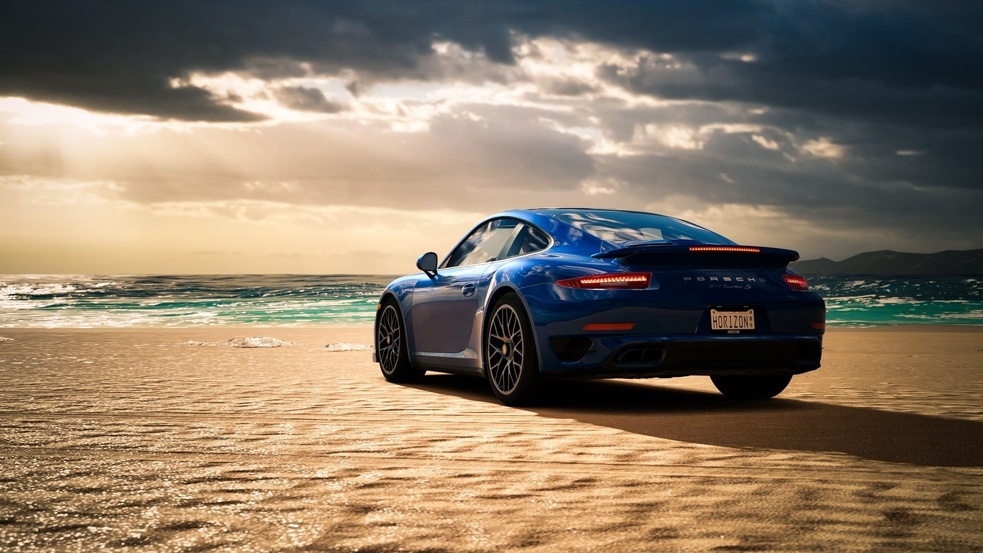 Wallpaper #ymd18pIBSpphPi3-5HCh297 Download Sand Beach Car Porsche Porsche 911 Vehicle Porsche 911 Turbo