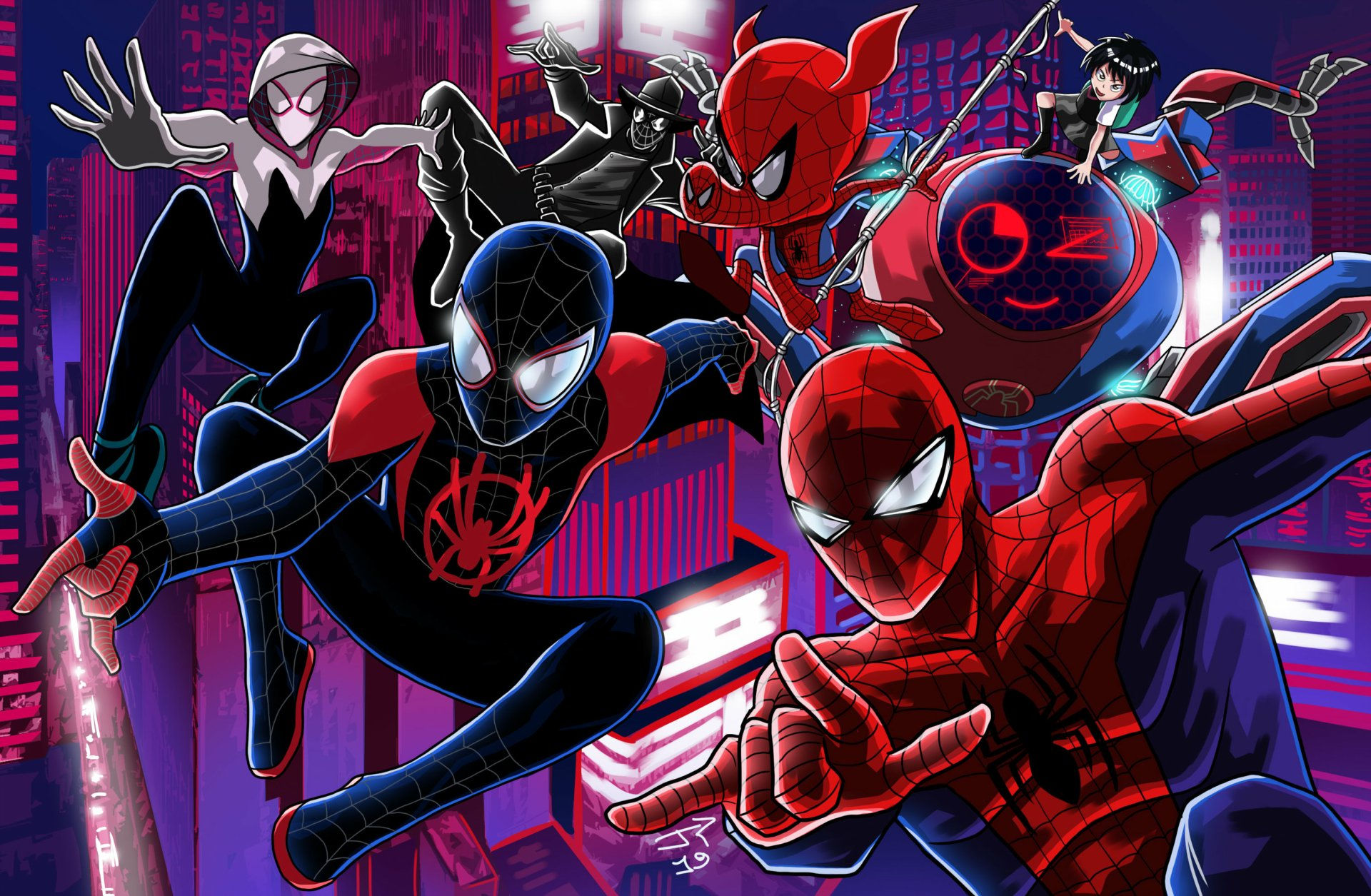 Wallpaper #sRmAIo8BtGB6xQ78G4I_59 Movie Spider Man into the Spider Verse HD Wallpaper by Jonathan Piccini