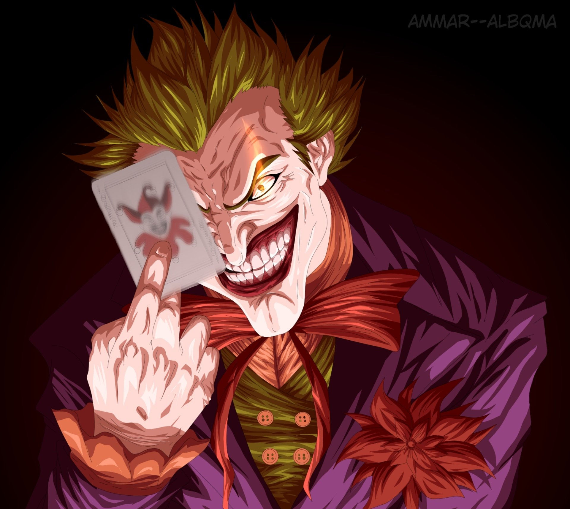 Wallpaper #Qxn5HY8BtGB6xQ78hHjy9 Comics Joker HD Wallpaper by Ammar Albqma