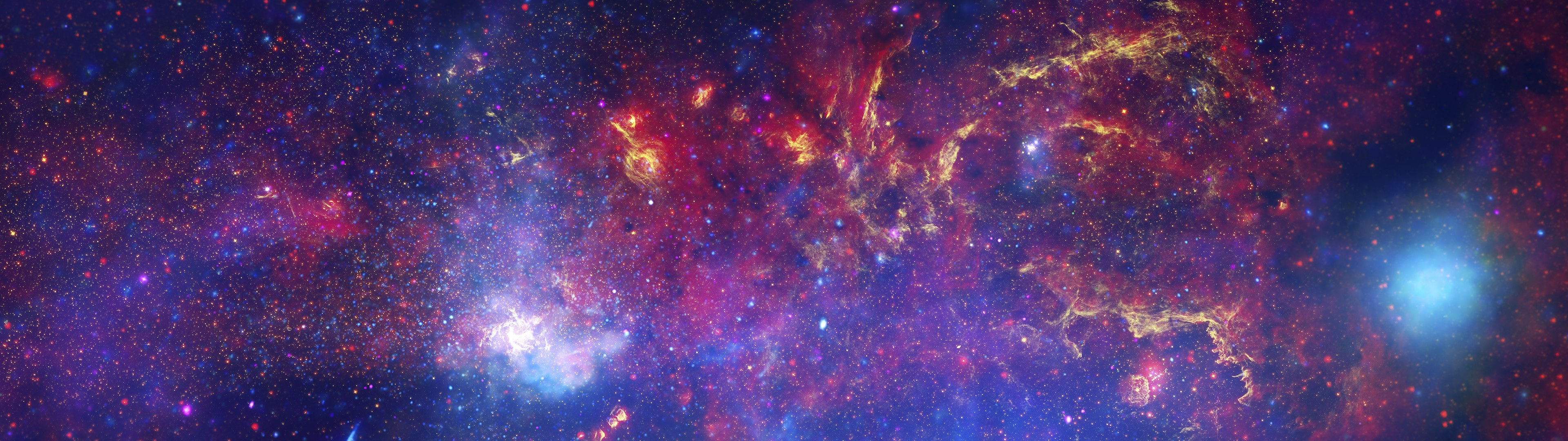 Wallpaper #U0CBL5MBJhL2WPbaJ71R72 Multiple Display Space Stars Colorful Universe Galaxy Wallpapers