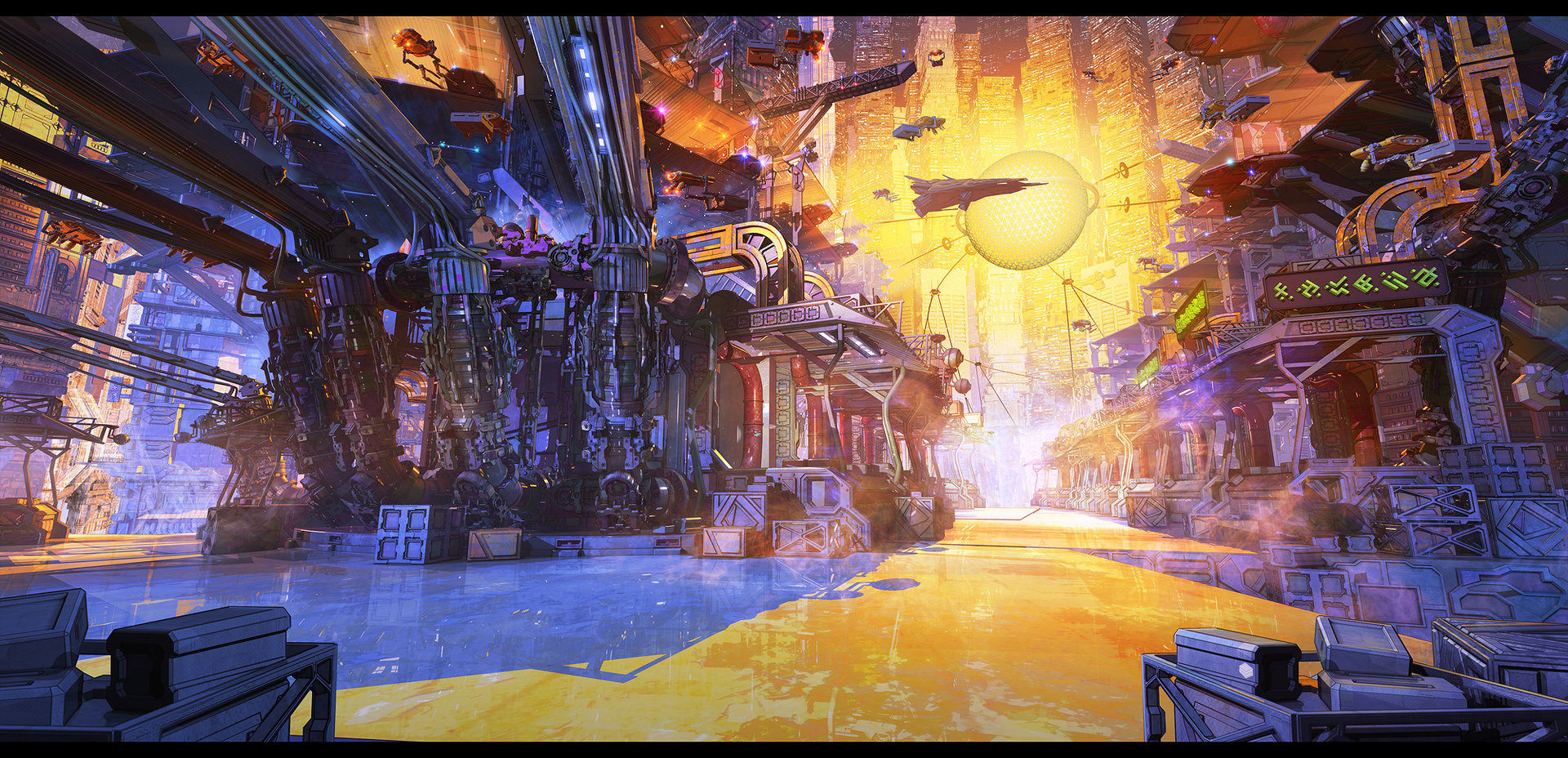 Wallpaper #Z7lp3pIBJvJKYCmERgWS265 Arsenixc Science Fiction Concept Art Artwork City Futuristic