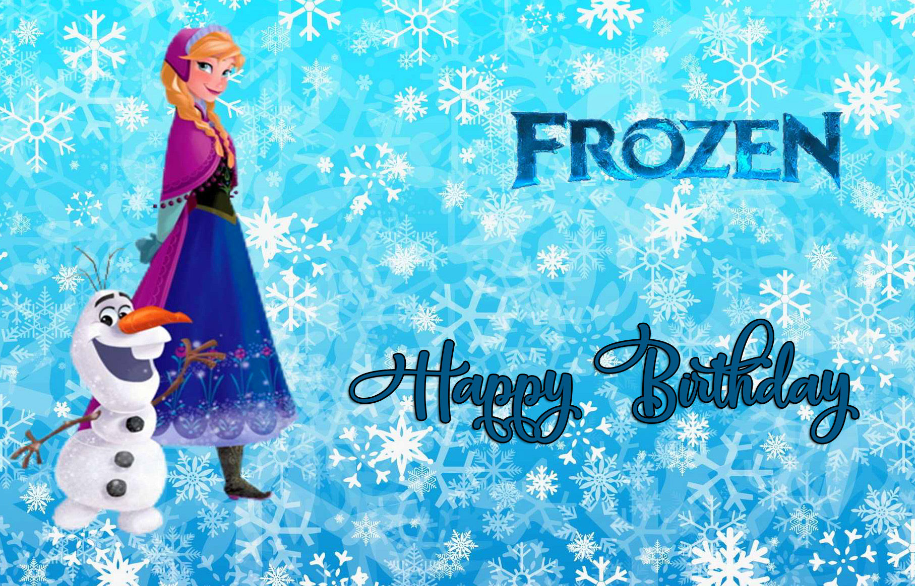 Wallpaper #A12F2 Este Articulo No Esta Disponible Etsy Frozen Birthday Theme Frozen