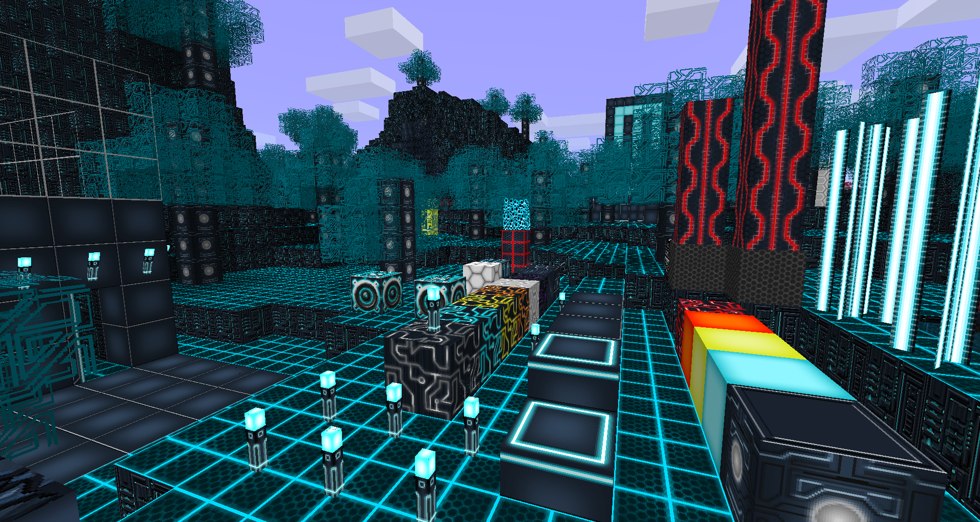 Wallpaper #ZK7JM5MBayWjSq6HCRyL66 Minecraft Cyberpunk Lobby 118 Foto