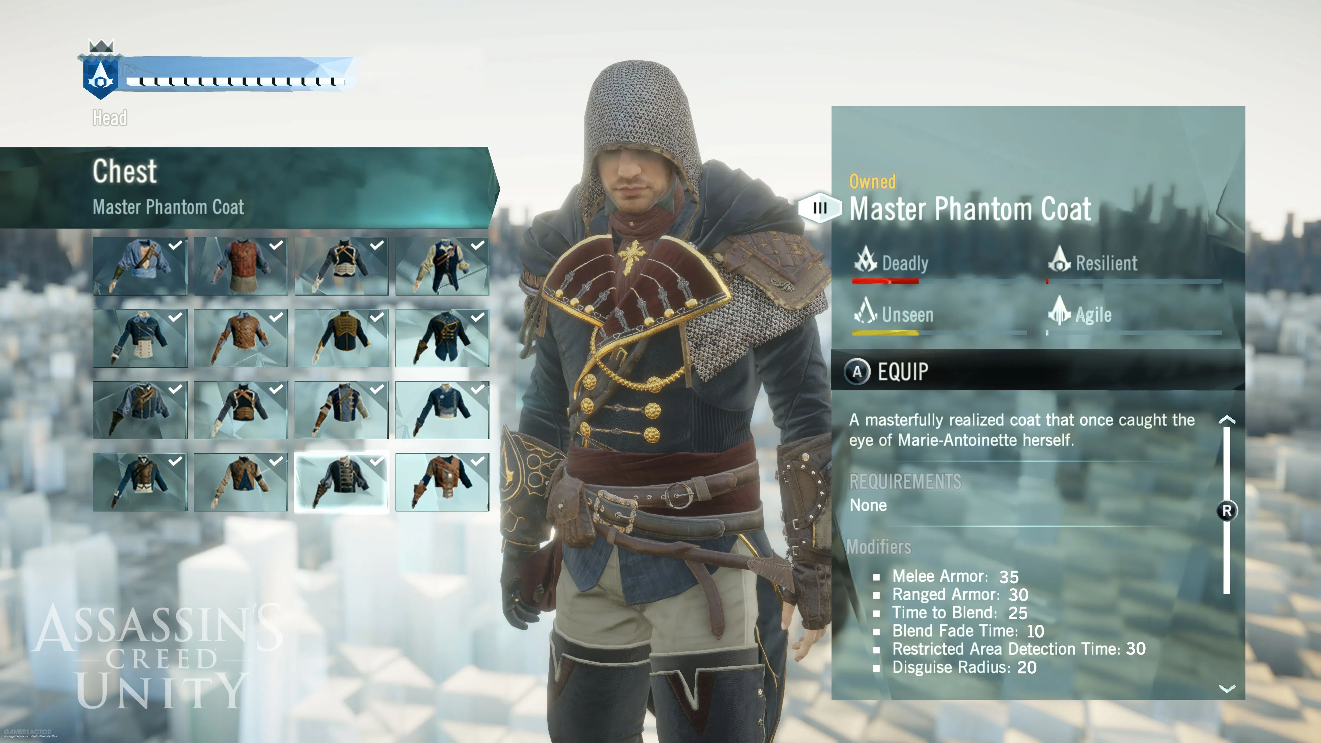 Wallpaper #DWdW85IBSpphPi3-jHVH164 Assassins Creed Unity Armor Guide Gamerevolution