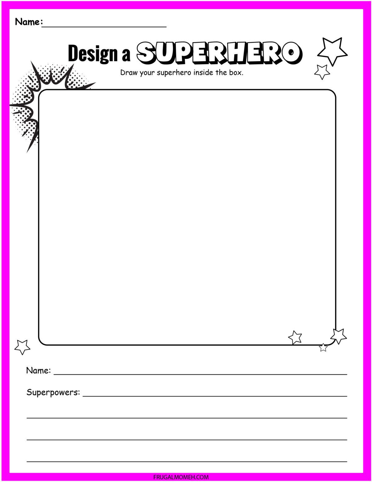 Wallpaper #CTMuM5MBcgDP3FvJ_qrC337 Free Printable Superhero Worksheets Activity Sheets Frugal Mom Eh