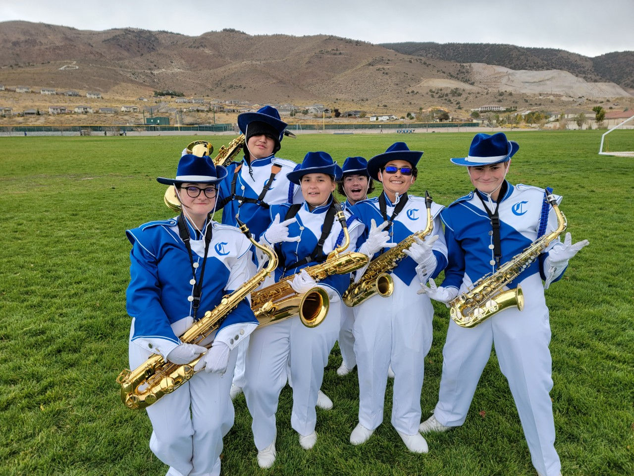 Wallpaper #TmchBJMBSpphPi3-e7at331 Blue Thunder Finishes First at Damonte Marching Invitational Serving