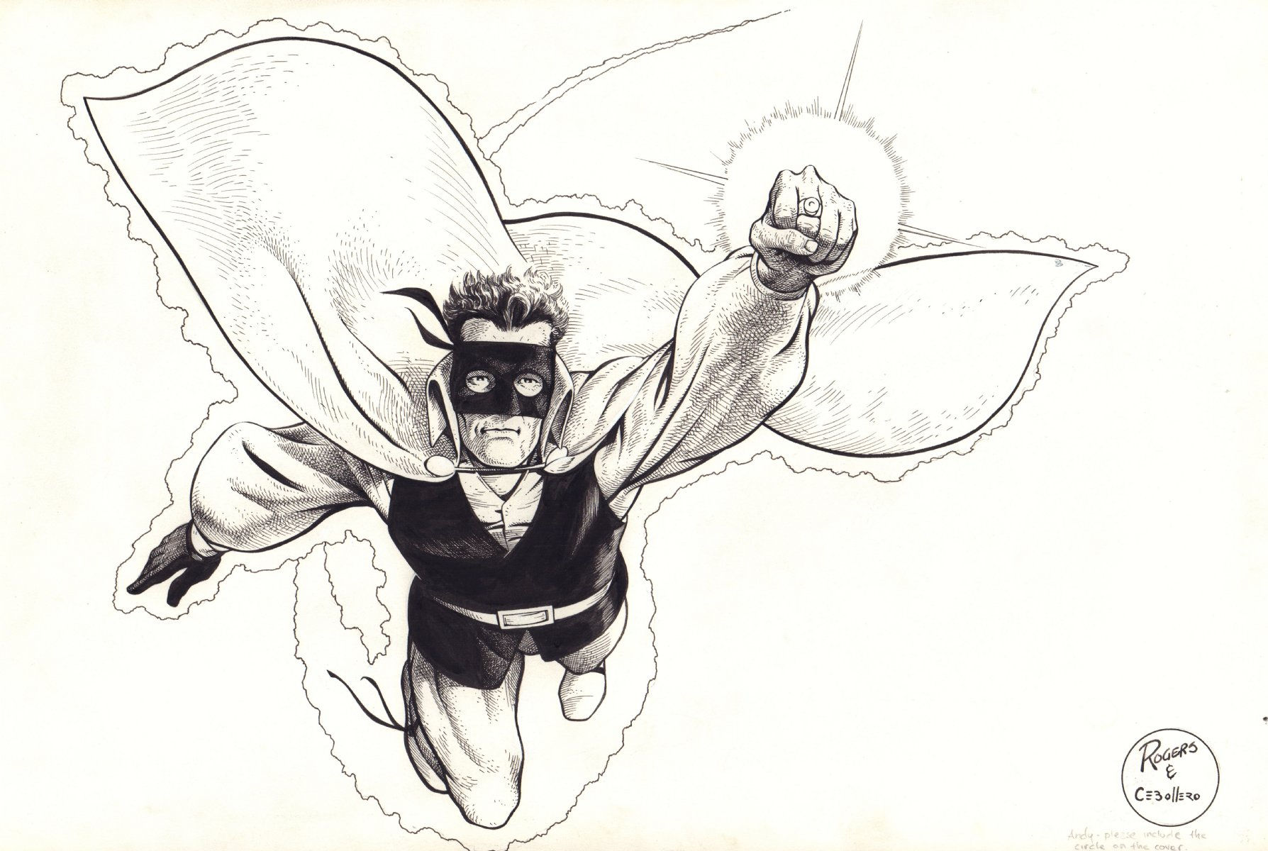 Wallpaper #_RlLHo8BtGB6xQ78eHin55 Green Lantern Evils Might 1 Cover Art 2002 Signed by Marshall Rogers