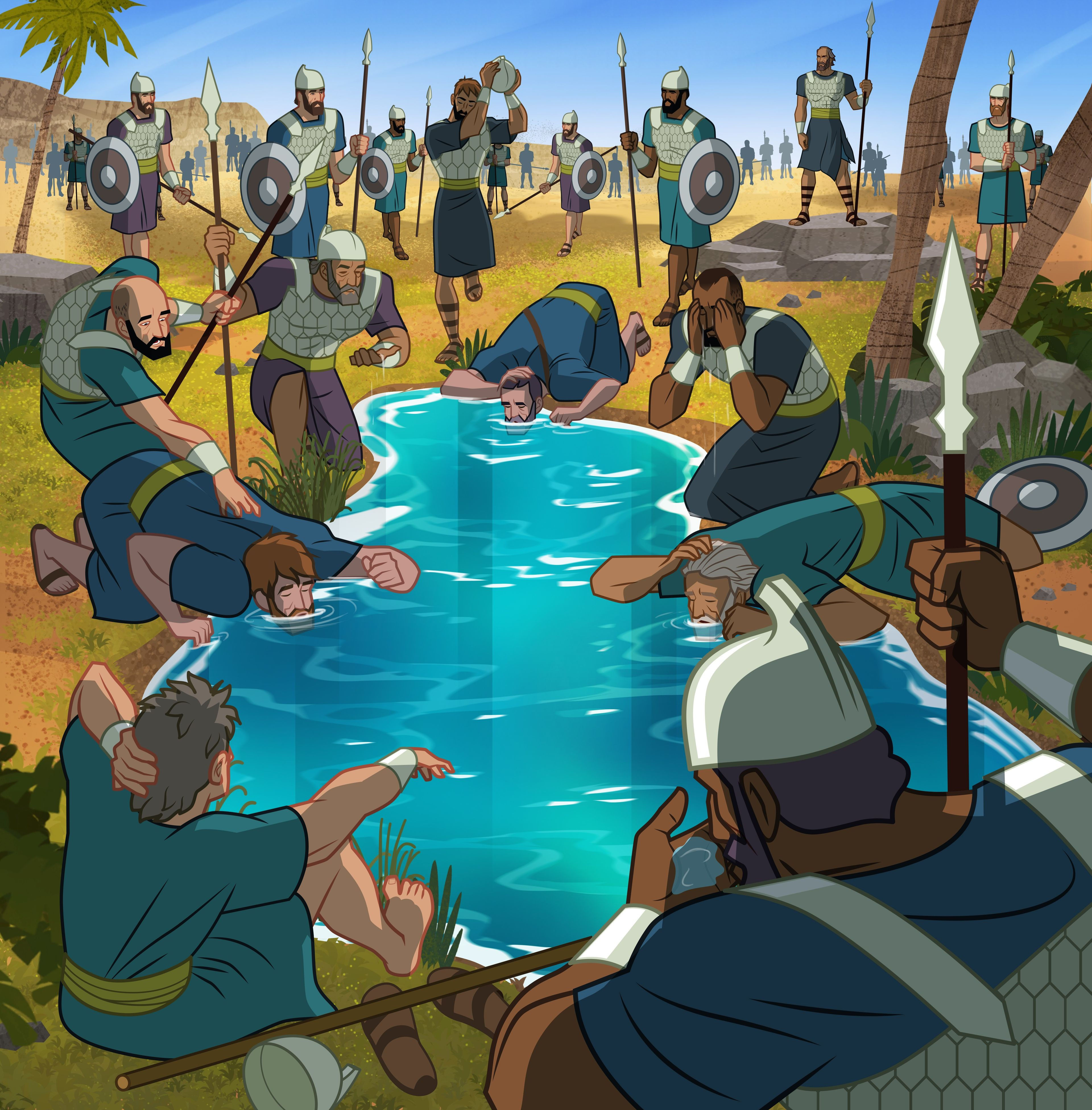Wallpaper #ojWMkZcBk_lpvpalZZMb181 Old Testament Stories the Army of Gideon