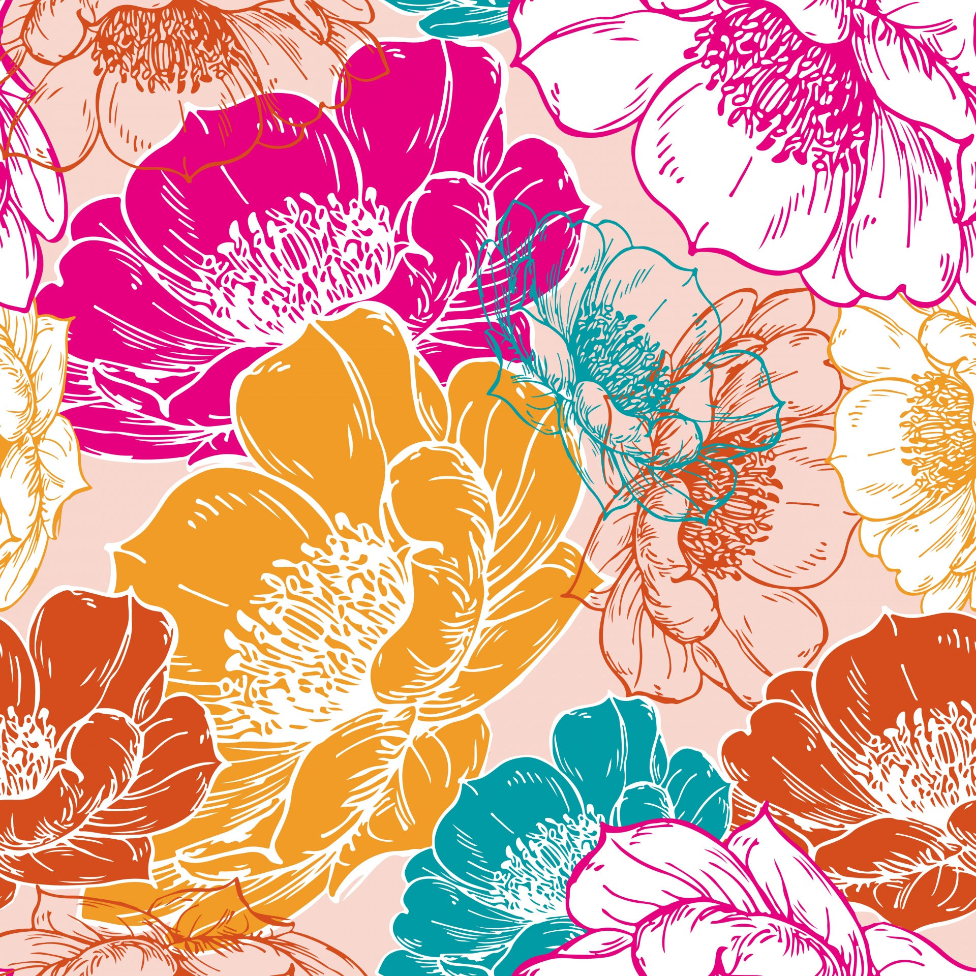 Wallpaper #4B2MLZMBlOZrFDOkv9C431 Floral Flowers Pattern Wallpaper Free Stock Photo Public Domain Pictures