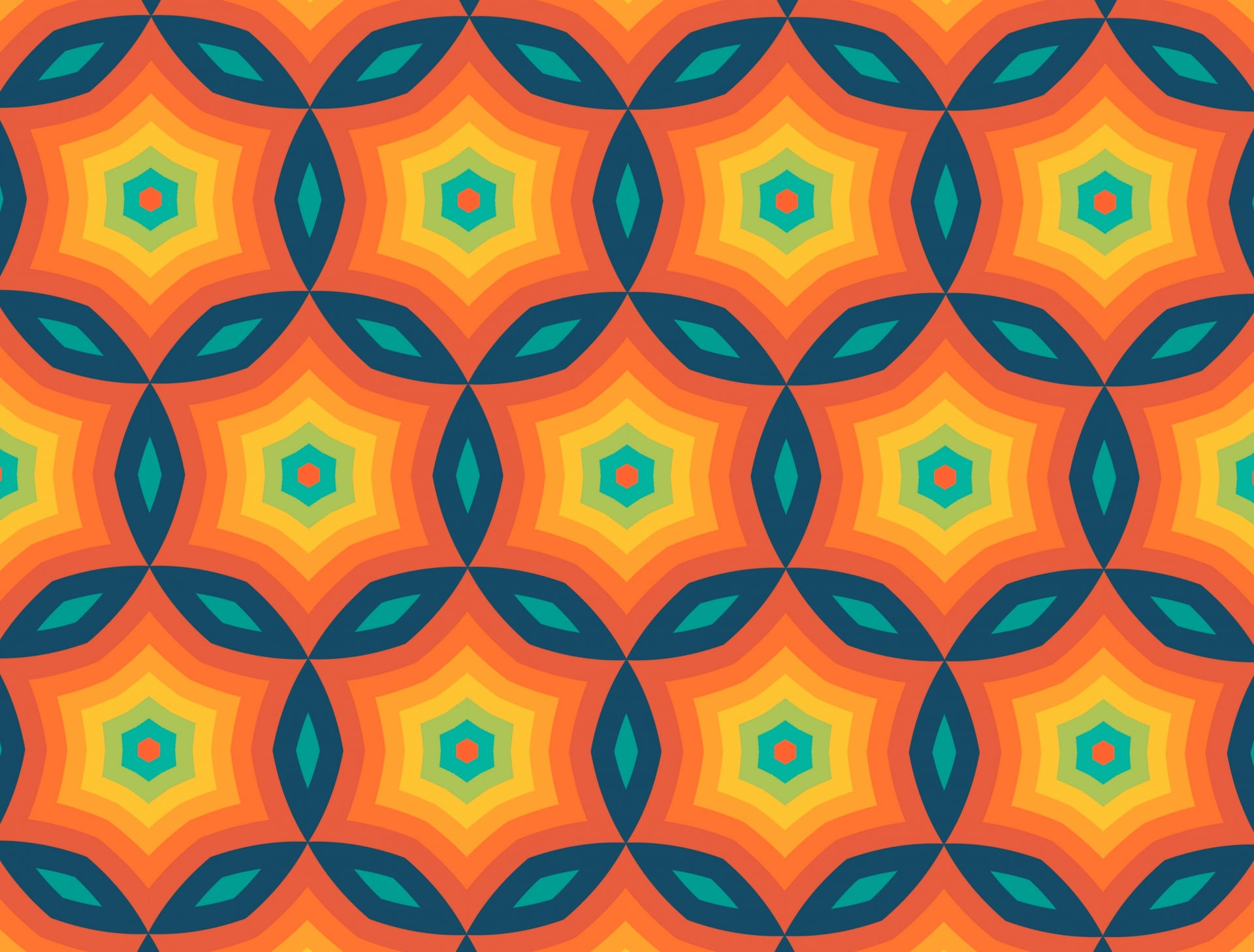 Wallpaper #9f5a4 Premium Vector Retro Seamless Background Pattern