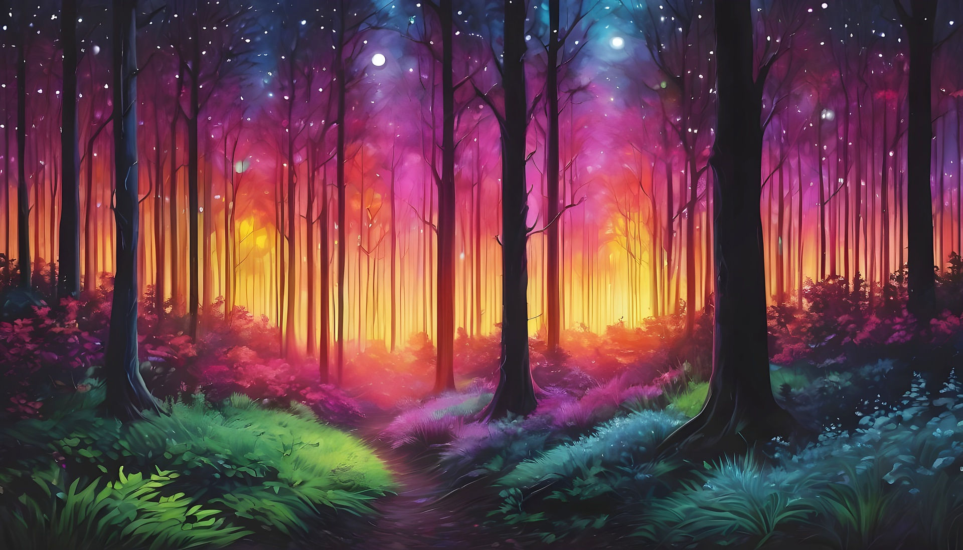 Wallpaper #r2fTEJMBSpphPi3-HPTq151 Fantasy Forest Landscape Art Free Stock Photo Public Domain Pictures