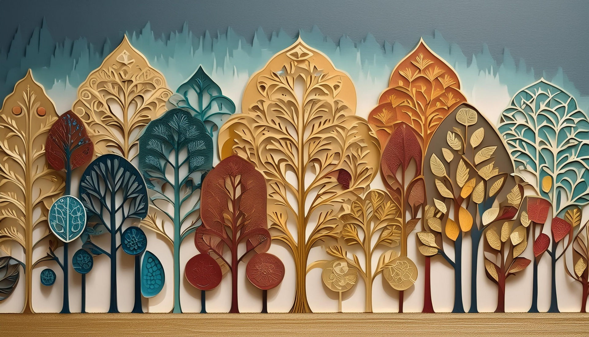 Wallpaper #d2c4EZMBSpphPi3-OPZ1191 Fantasy Tree Forest Art Print Free Stock Photo Public Domain Pictures