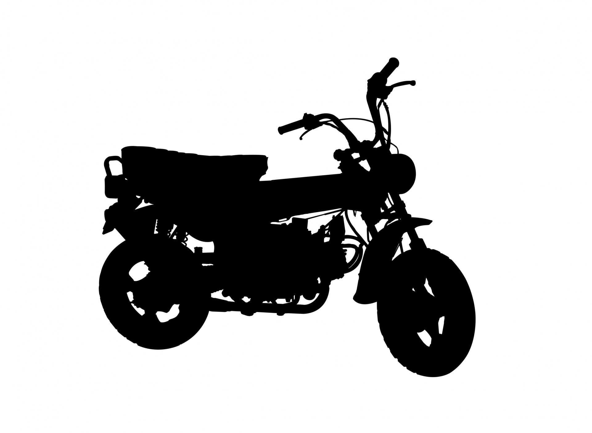 Wallpaper #R2eQ8pIBSpphPi3-X3GM346 Silhouette Black Moped Clipart Free Stock Photo Public Domain Pictures